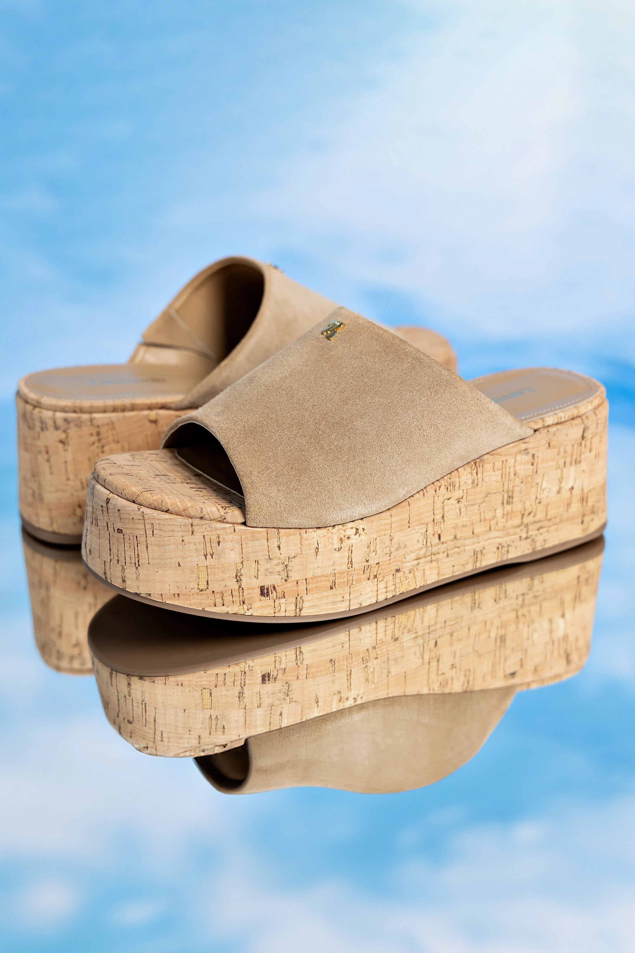 Charli Mule Shoes in Peanut Suede - Comfortable Women's Slip-On Loafers for Casual Wear & Office Outfits