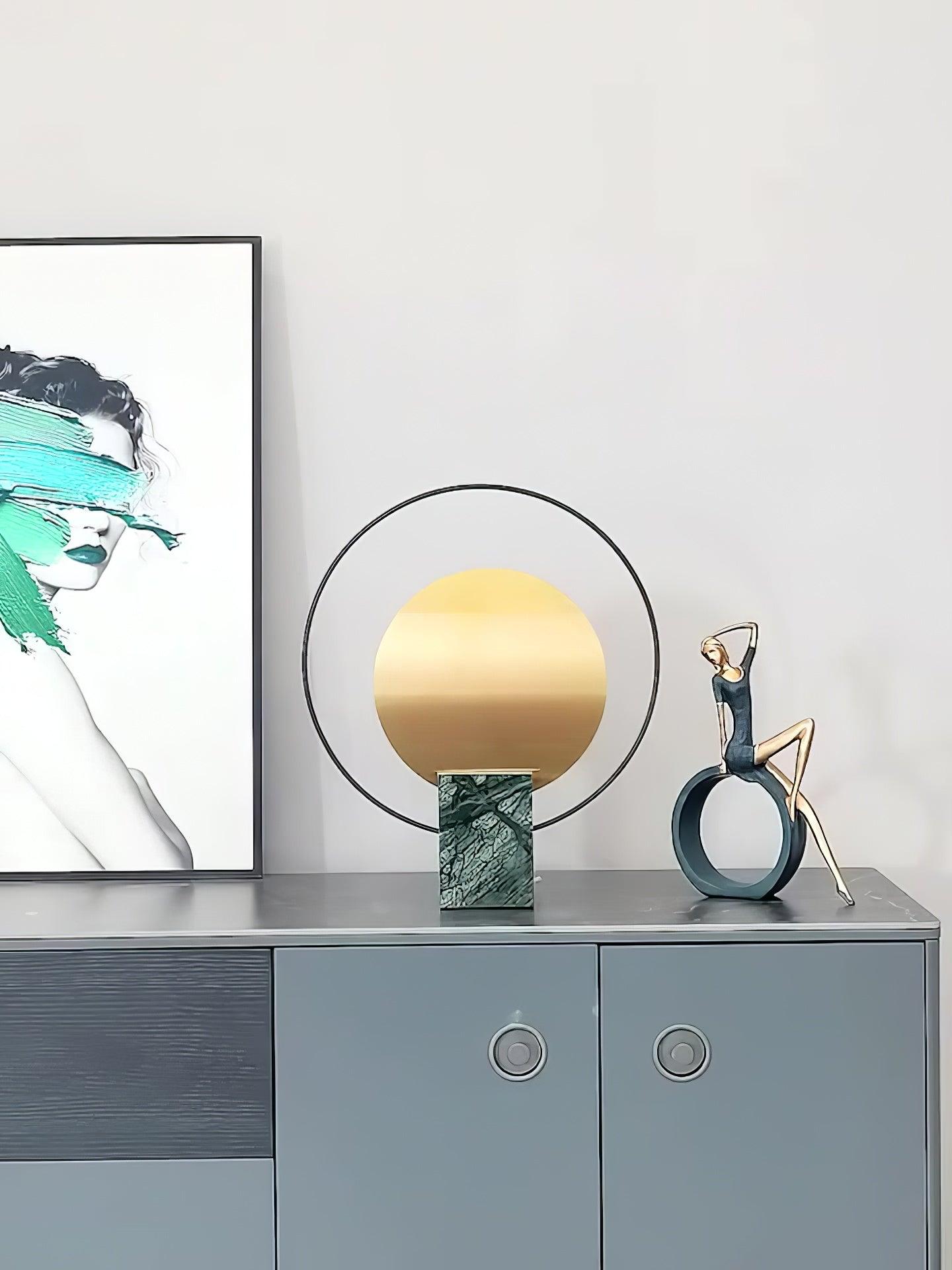 Amos Camden Table Lamp - Modern LED Bedside Lamp with USB Port & Touch Control for Bedroom, Living Room, Office - Warm White & Cool White Light Options