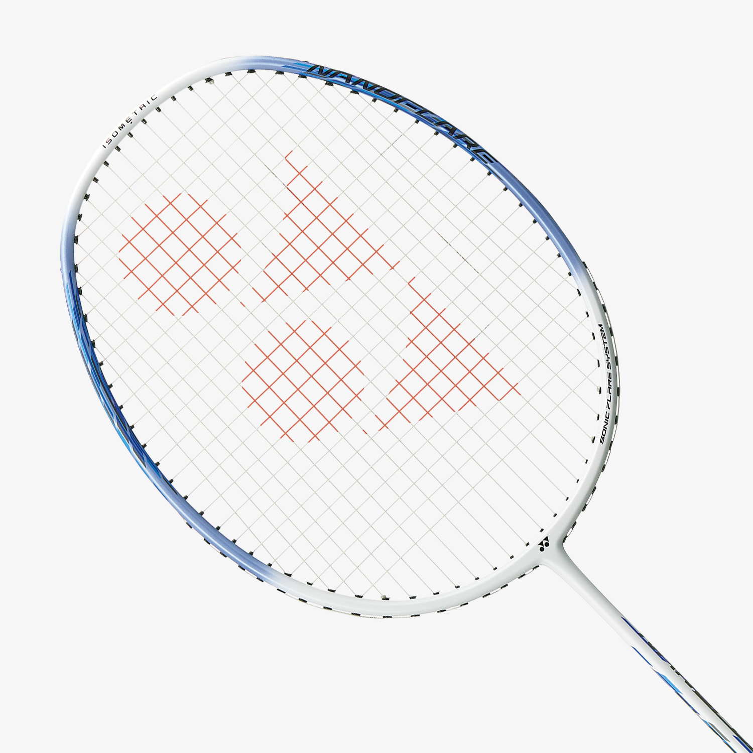 Yonex Nanoflare 001 Badminton Racket - Pre-Strung with Clear White/Sax Design | Perfect for Professional Players & Tournament Play