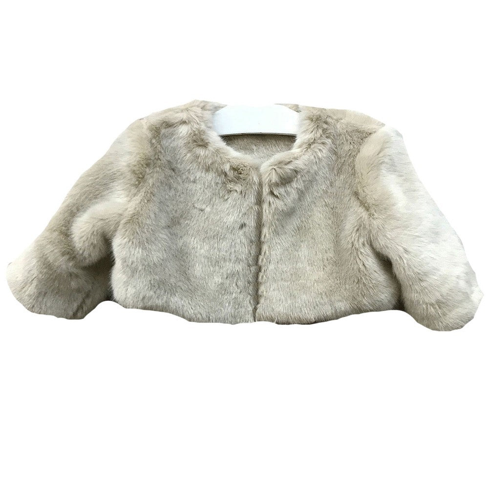 Big Girls Champagne Soft Faux Fur Lined Long Sleeve Jacket - Size 8-12 | Warm Winter Coat for Teen Girls | Perfect for School, Outdoor Activities & Cold Weather