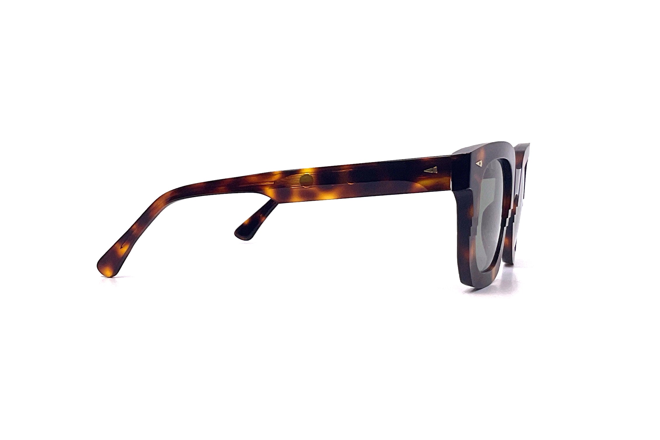 Ahlem Argentine Classic Turtle Khaki Light Sunglasses - Stylish UV Protection for Outdoor Activities & Fashion