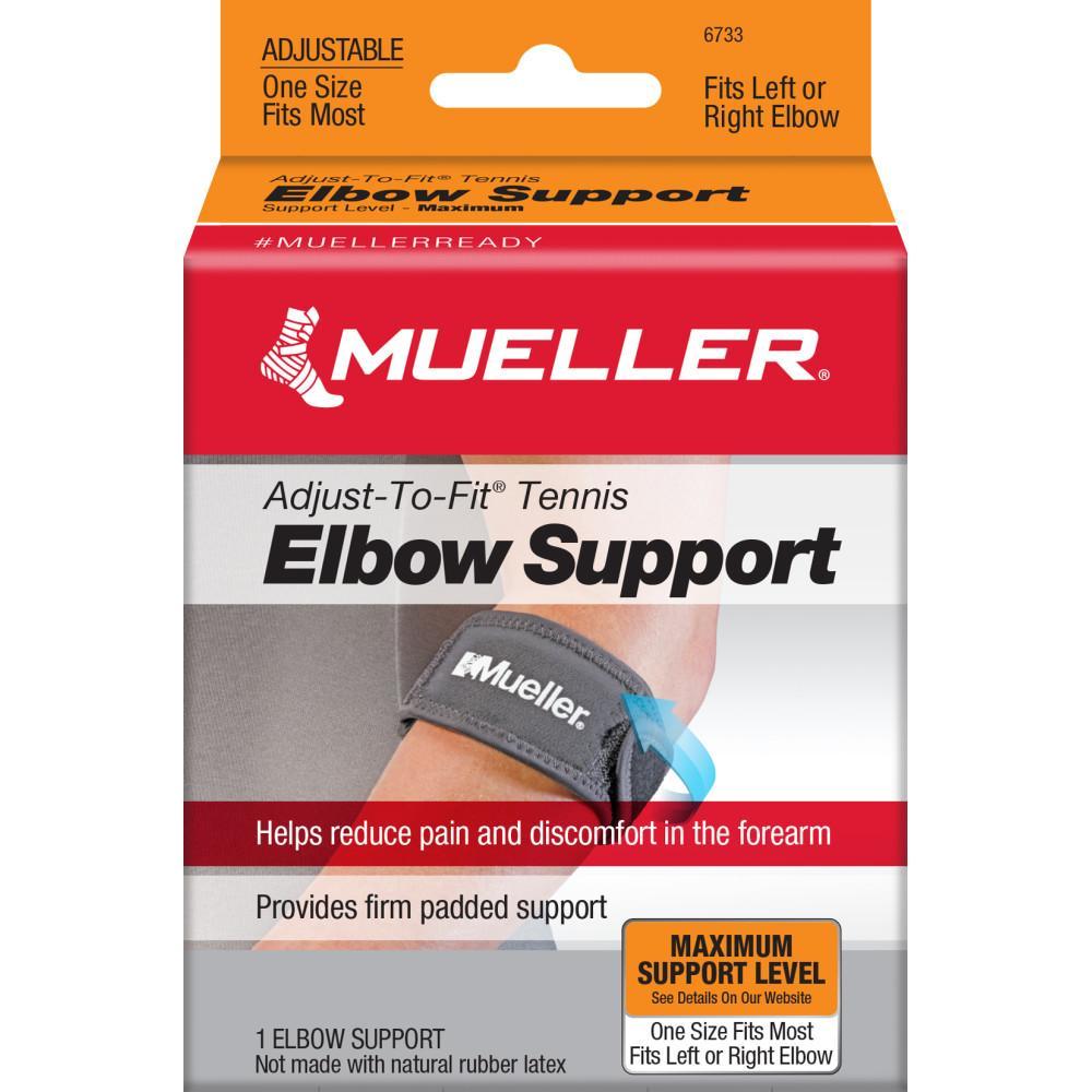 Mueller Adjustable Tennis Elbow Brace Support - Pain Relief for Tennis Elbow, Golfers & Tendonitis - Perfect for Sports, Work & Daily Activities