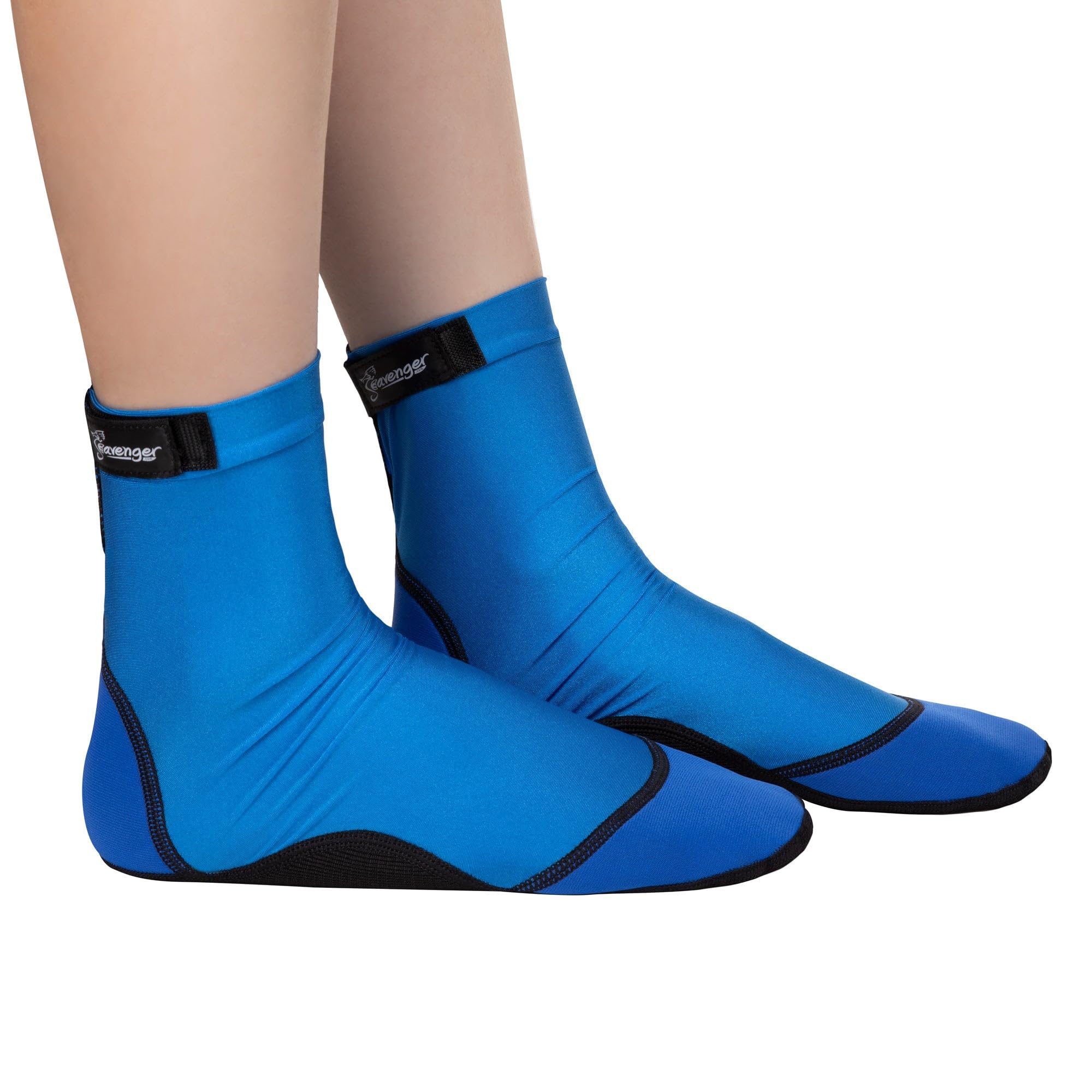 Seavenger SeaSnugs Tall Beach Socks for Soccer - Water Shoes for Men & Women - Quick-Dry, Non-Slip, UV Protection - Perfect for Beach, Pool, Water Sports & Outdoor Activities