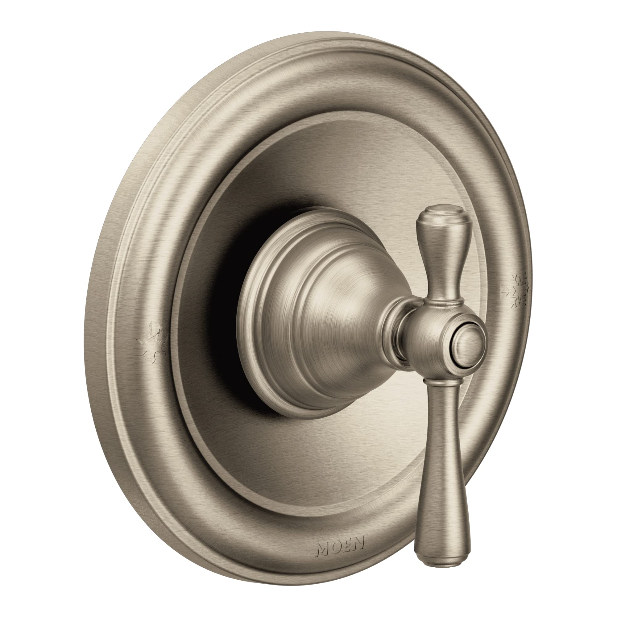 Moen T3111BN Kingsley Moentrol Tub Shower Trim Kit with Valve - Brushed Nickel Finish for Bathroom Renovation & Modern Shower Upgrade