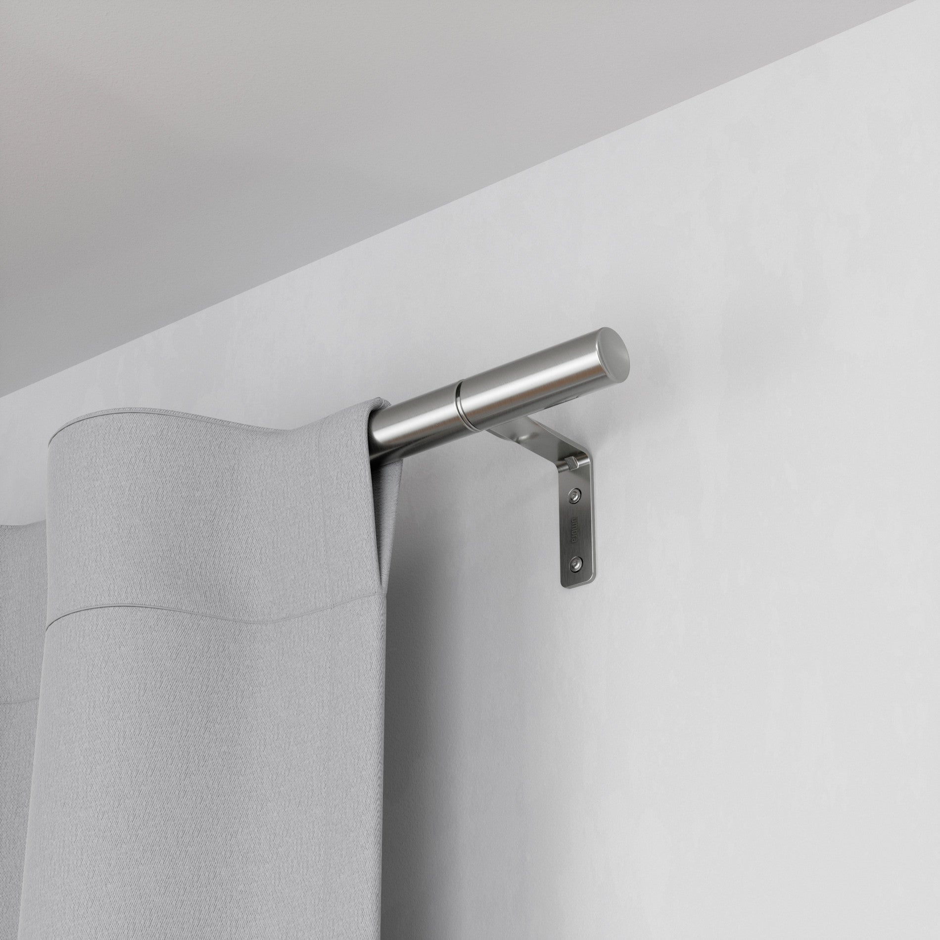 Zen Blackout Curtain Rod - Heavy Duty Adjustable Window Drapery Rod for Bedroom & Living Room - Perfect for Light Blocking & Privacy