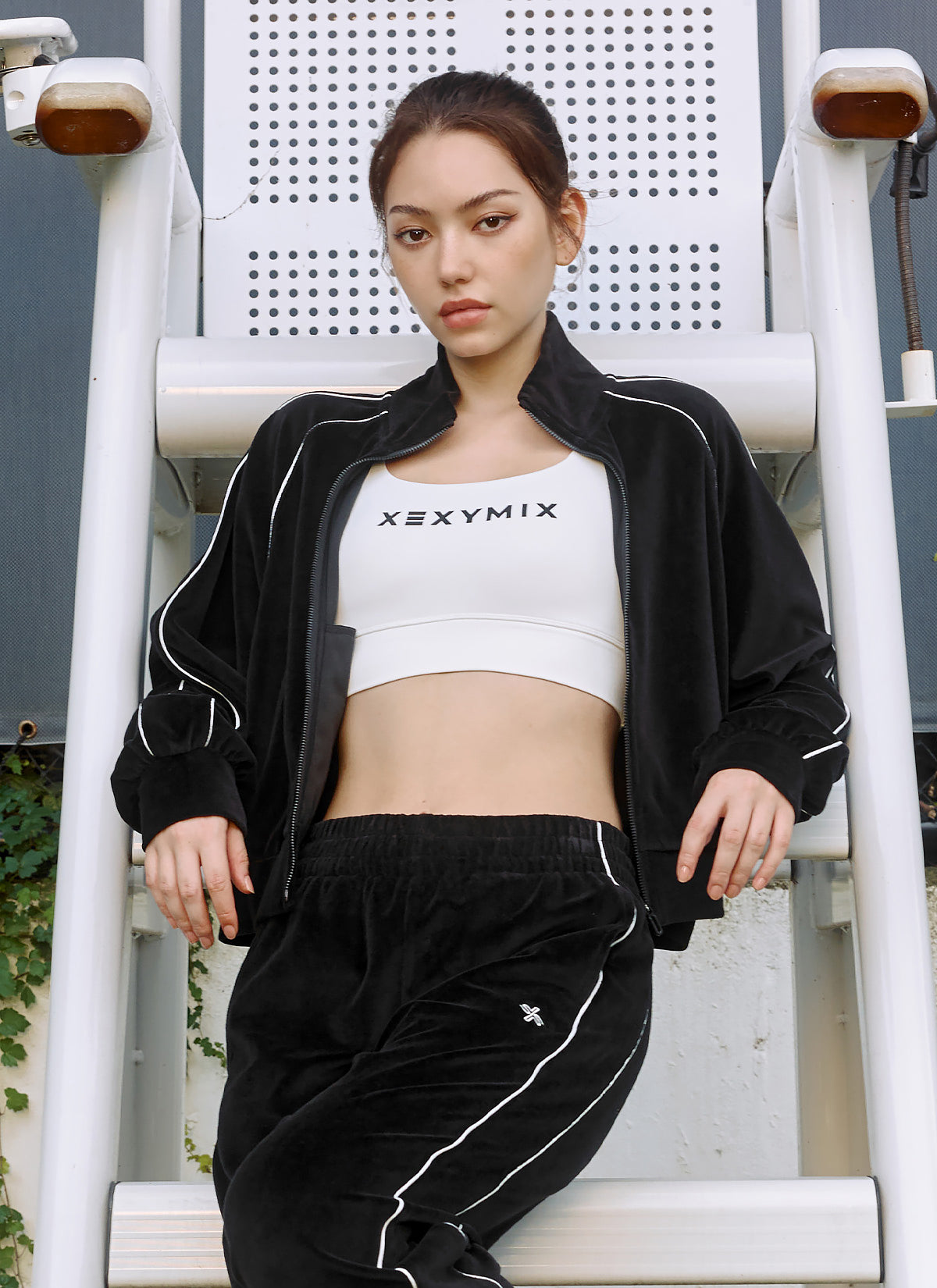 Soft Velour Track Zip Up Hoodie for Women - Cozy Lounge Wear & Casual Outfit for Home, Gym, and Running