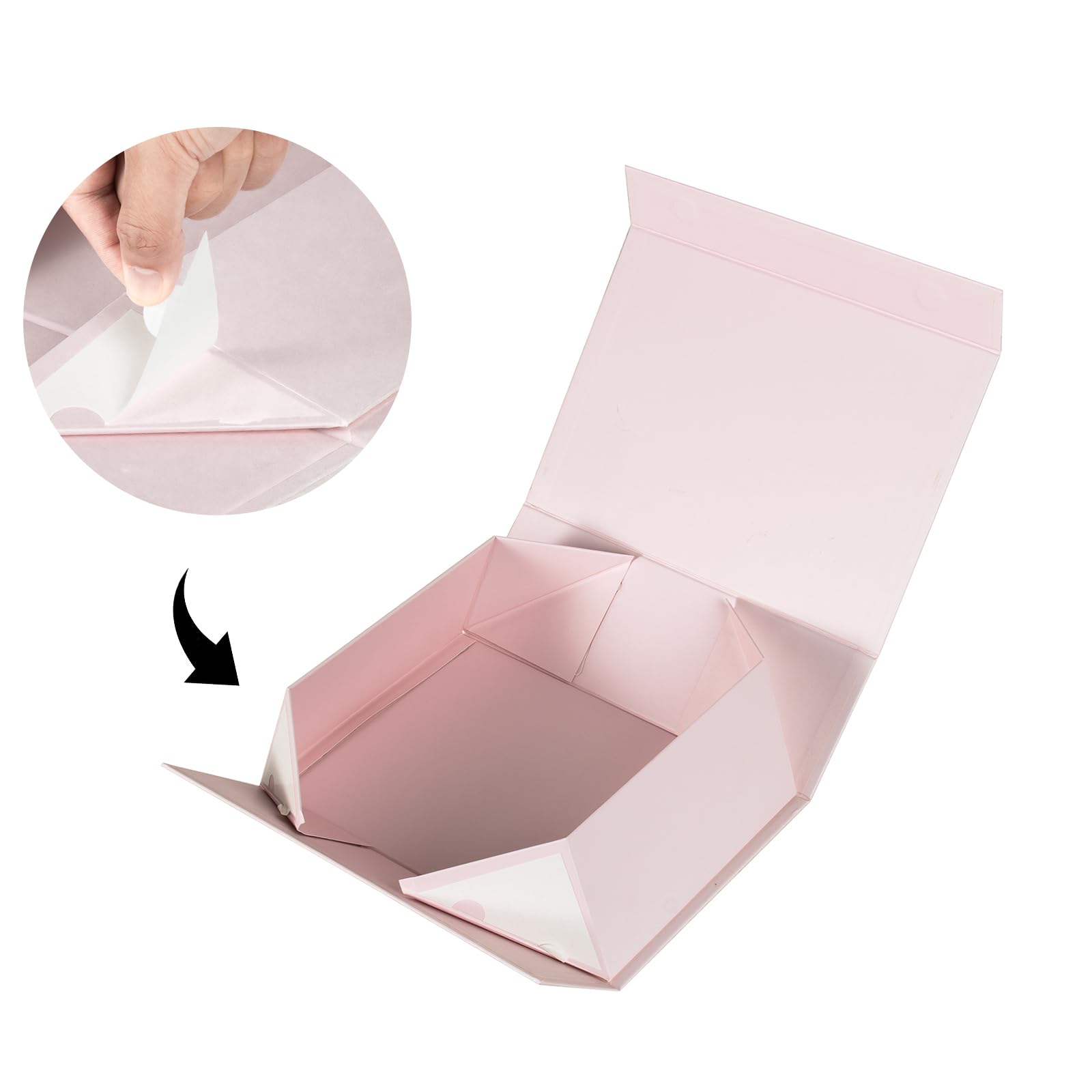 Pink Magnetic Gift Box 9x7x4
