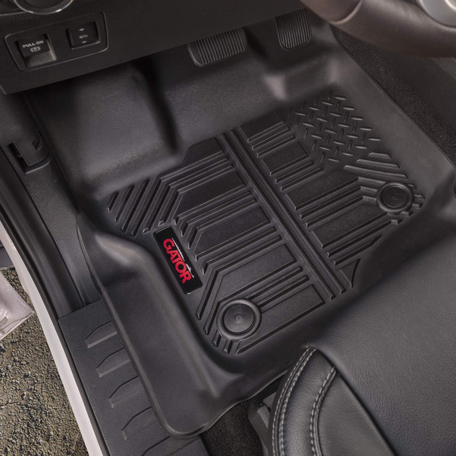 Gator Accessories 79614 Black Front & Rear Seat Floor Liners for 2018-2019 Jeep Wrangler JL - Heavy Duty All-Weather Protection - Perfect for Off-Roading & Daily Driving