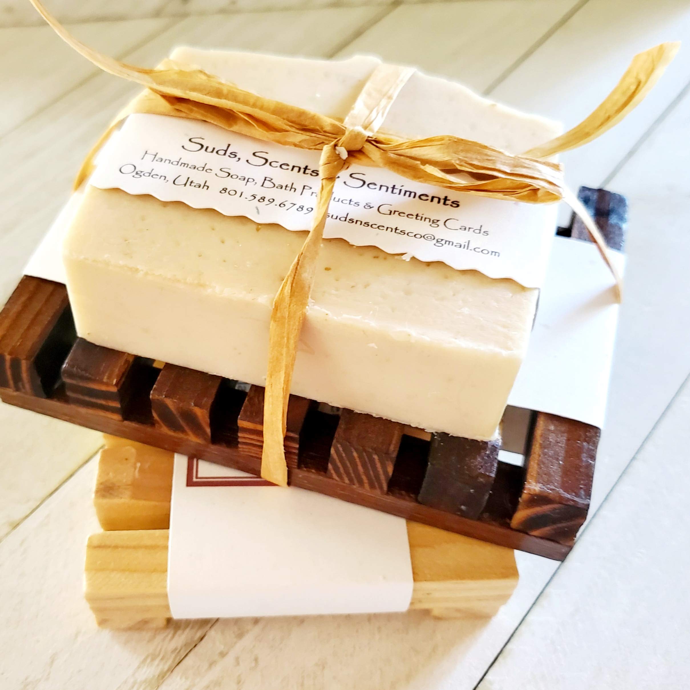 All Natural Goat Milk Soap Bar for Face & Body - 5 oz Handmade in USA with Organic Buttermilk & Coconut Milk, Fragrance-Free, Colorant-Free - Perfect for Sensitive Skin & Daily Skincare Routine