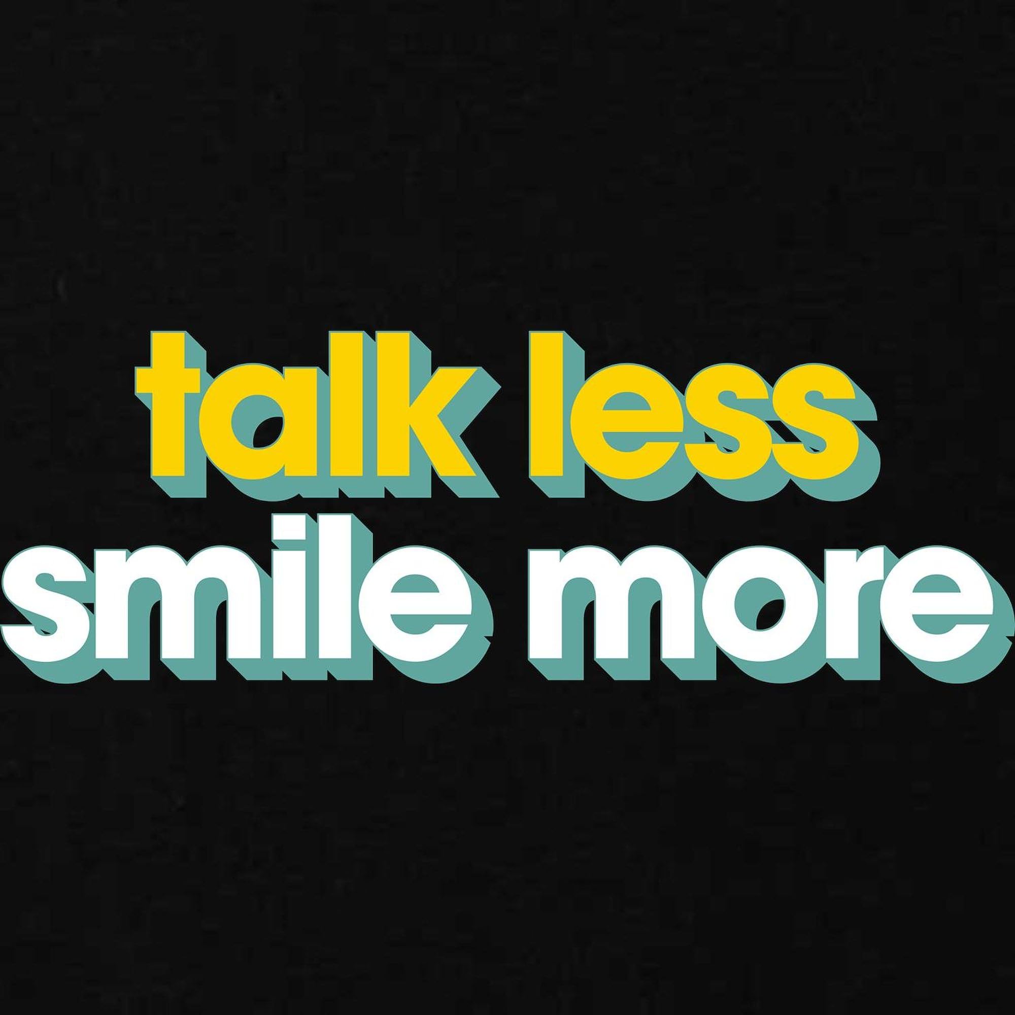 Talk Less Smile More Maternity Dark T-Shirt - Women's Ruched Side Pregnancy Tee for Casual Wear & Baby Showers | Comfortable Maternity Shirt for Expecting Moms