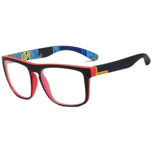 Black/ Clear/Red