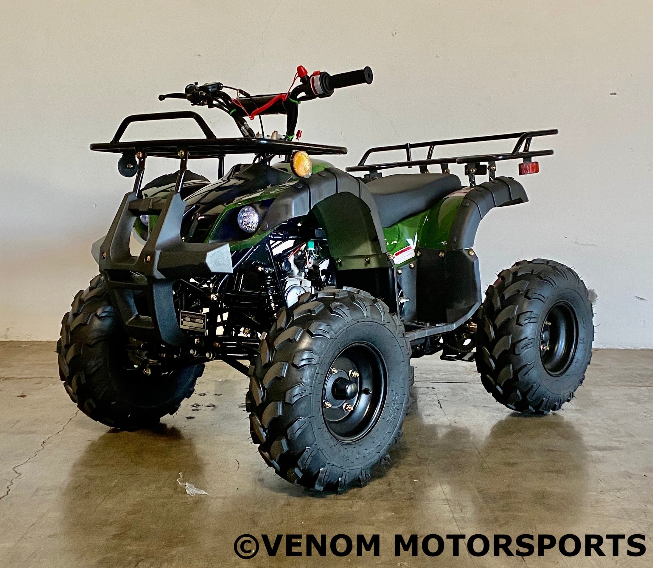 Kodiak 125cc ATV for Adults & Teens - Mid Size All Terrain Vehicle 4x4 Quad Bike | ATV 3125XR8 U2 Model | Perfect for Trail Riding, Farm Work & Off Road Adventures