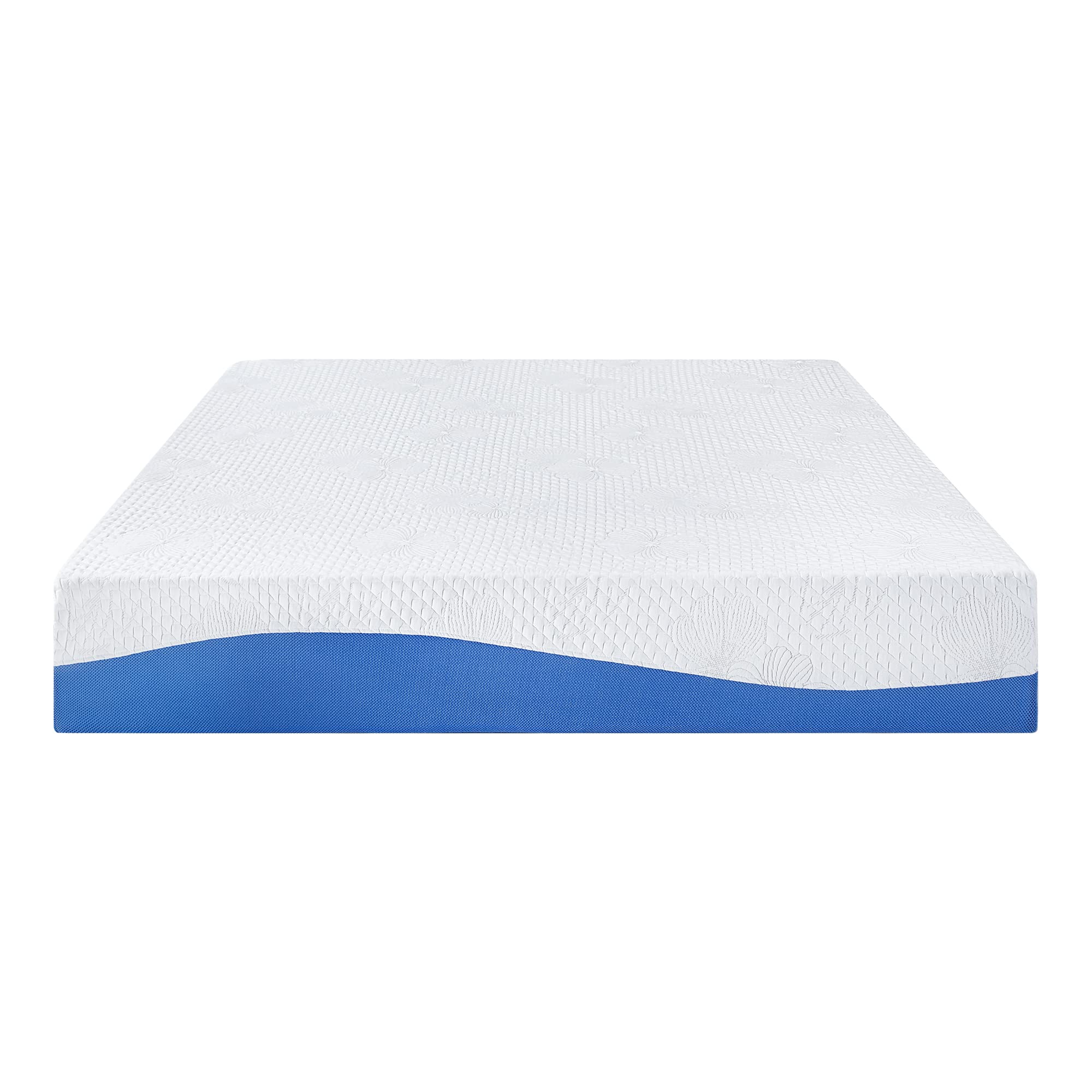 Olee Sleep 10 Inch Twin Size Gel Memory Foam Mattress - CertiPUR-US Certified, Medium Firm, Pressure Relief & Cooling Comfort - Perfect for Kids Rooms, Guest Beds & Small Spaces (Blue, Bed-in-a-Box)