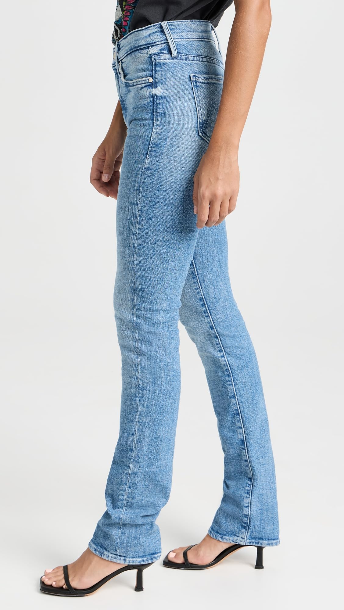 MOTHER Women's The Rascal High-Waist Skinny Jeans - Stretch Denim Pants for Casual Wear & Night Out