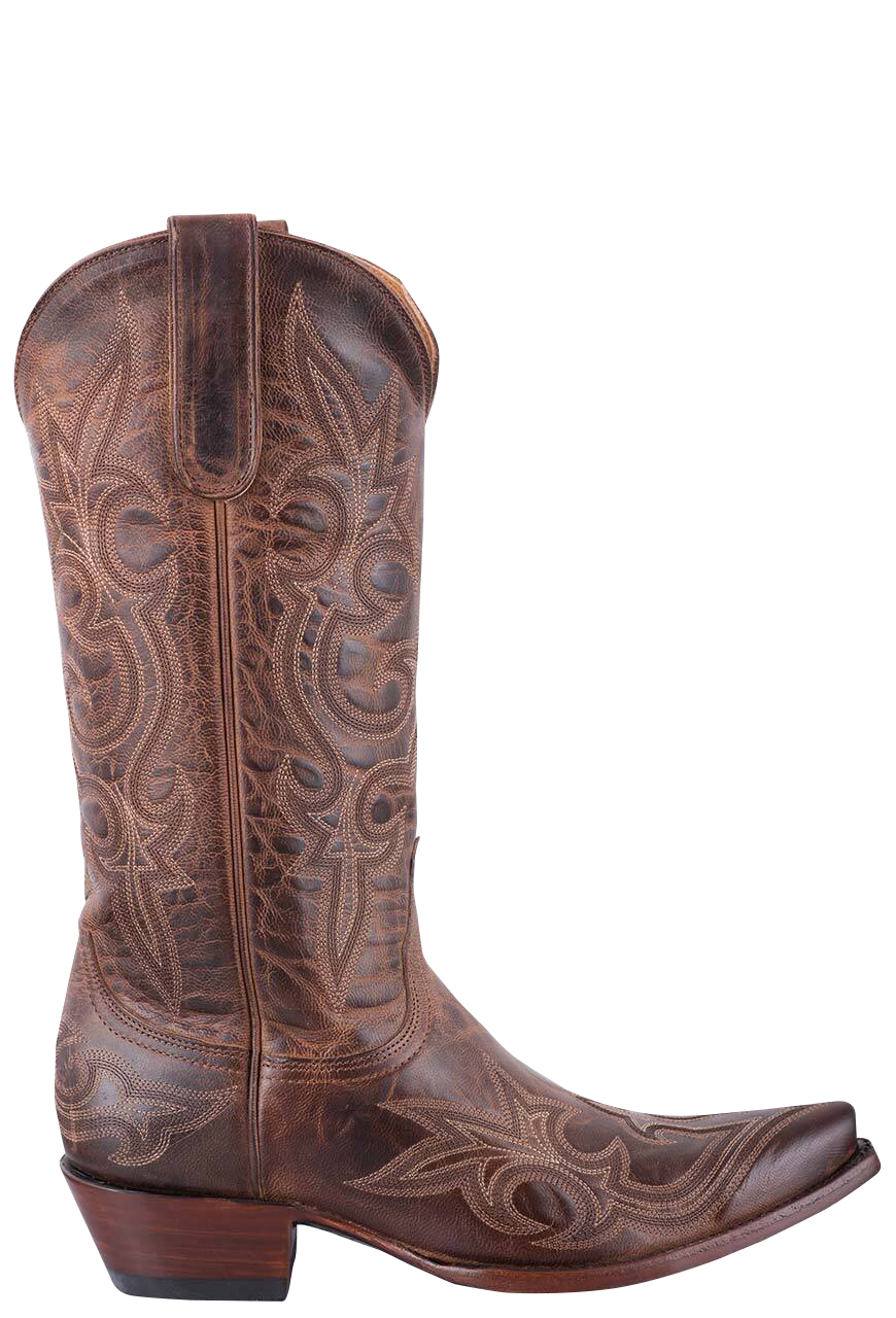 Old Gringo Leather Diego Cowgirl Boots for Women - Dark Rust Western Boots | Comfortable & Stylish Cowgirl Boots for Riding, Dancing & Country Fashion