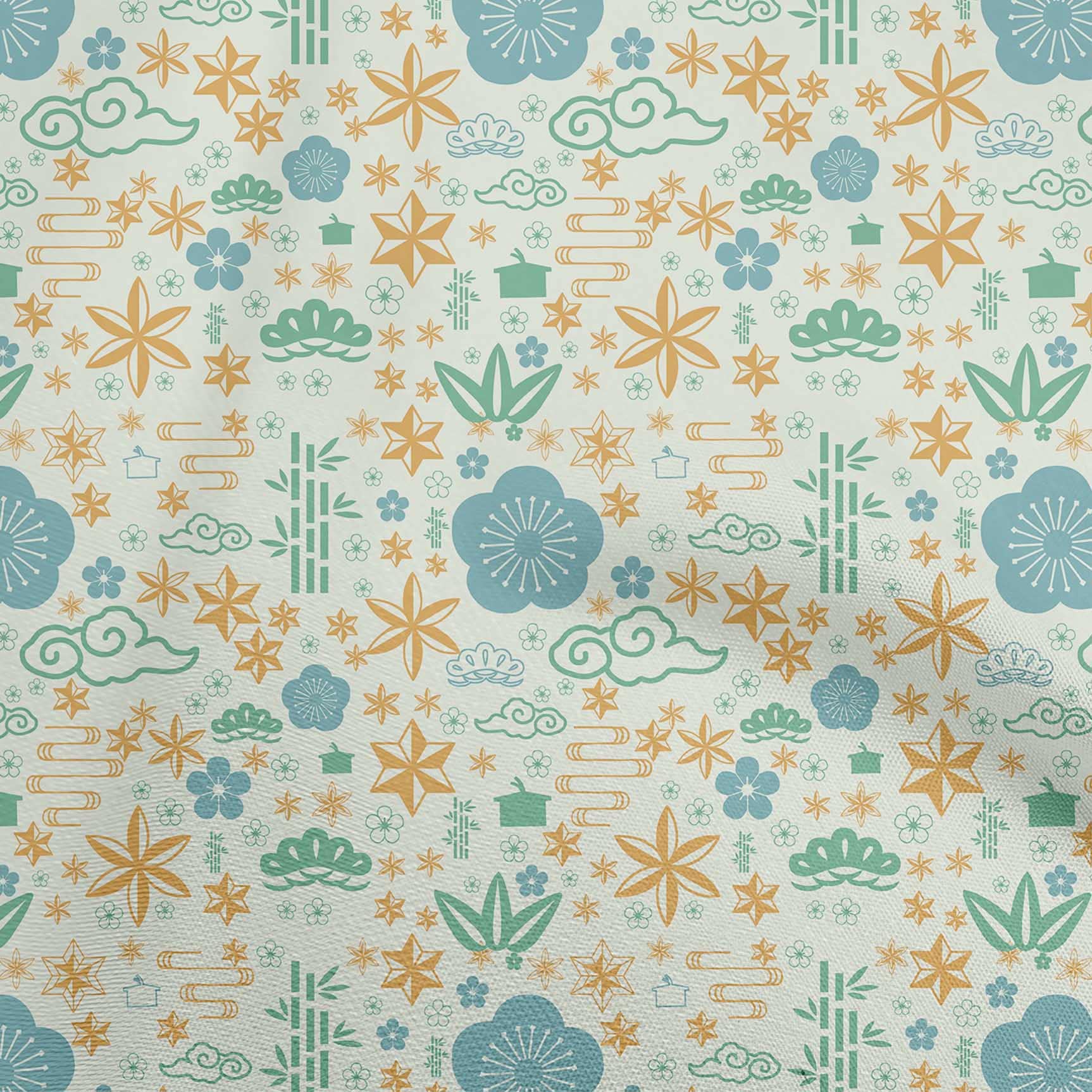 Premium Mint Green Polyester Spandex Fabric - 56