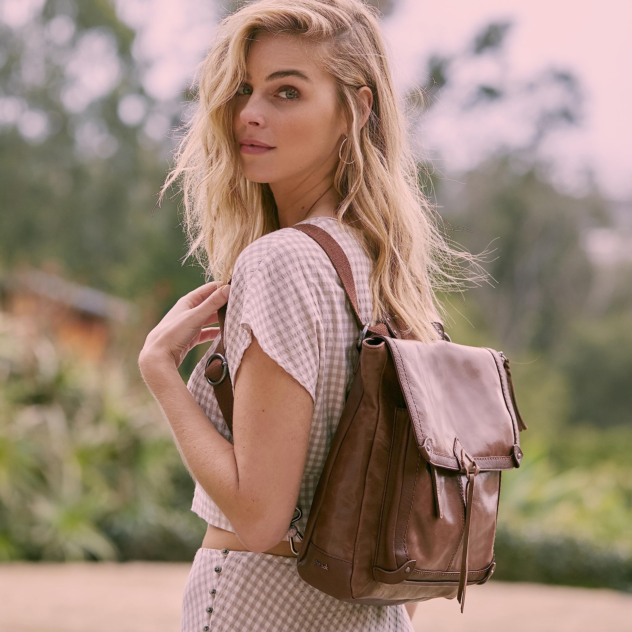 The Sak Women's Ventura Leather Convertible Backpack Purse - Stylish & Versatile Handbag for Work, Travel & Everyday Use