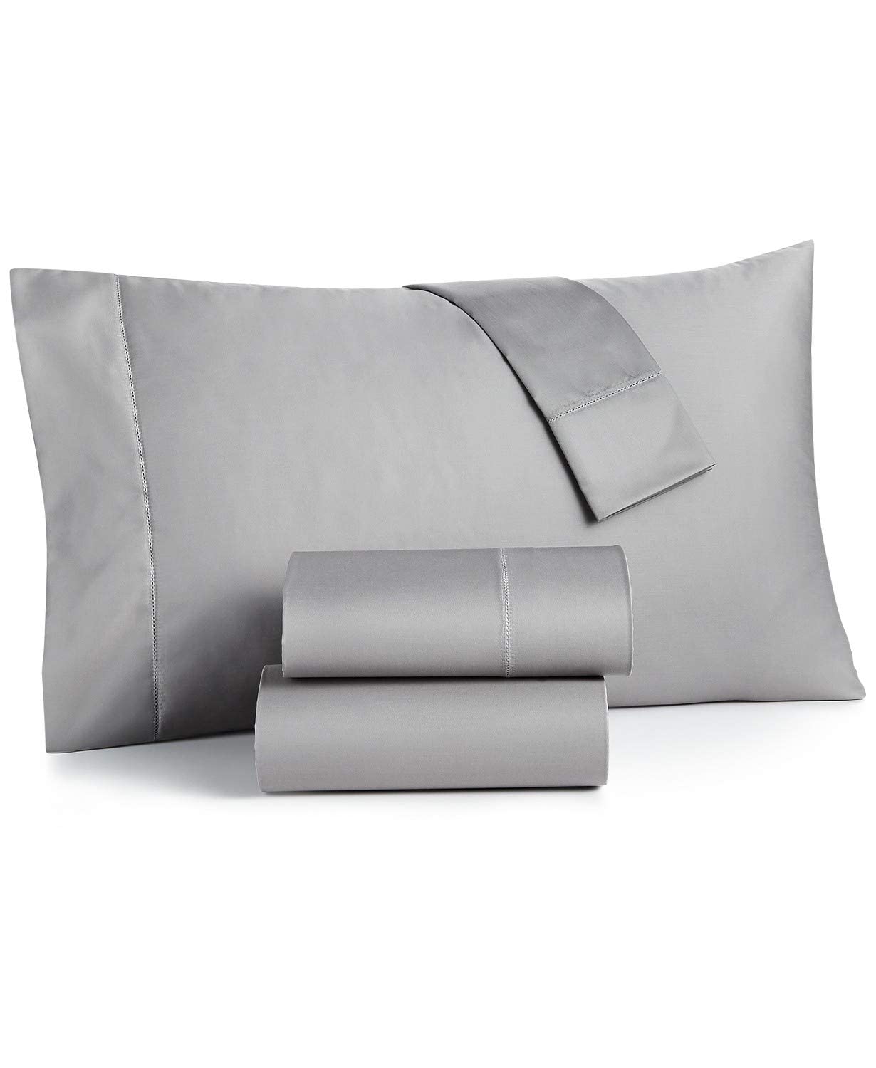 400 Thread Count 100% Cotton Queen Size 6-Piece Luxury Bed Sheet Set - Breathable Soft Damask Weave - Fits Mattress Up to 24