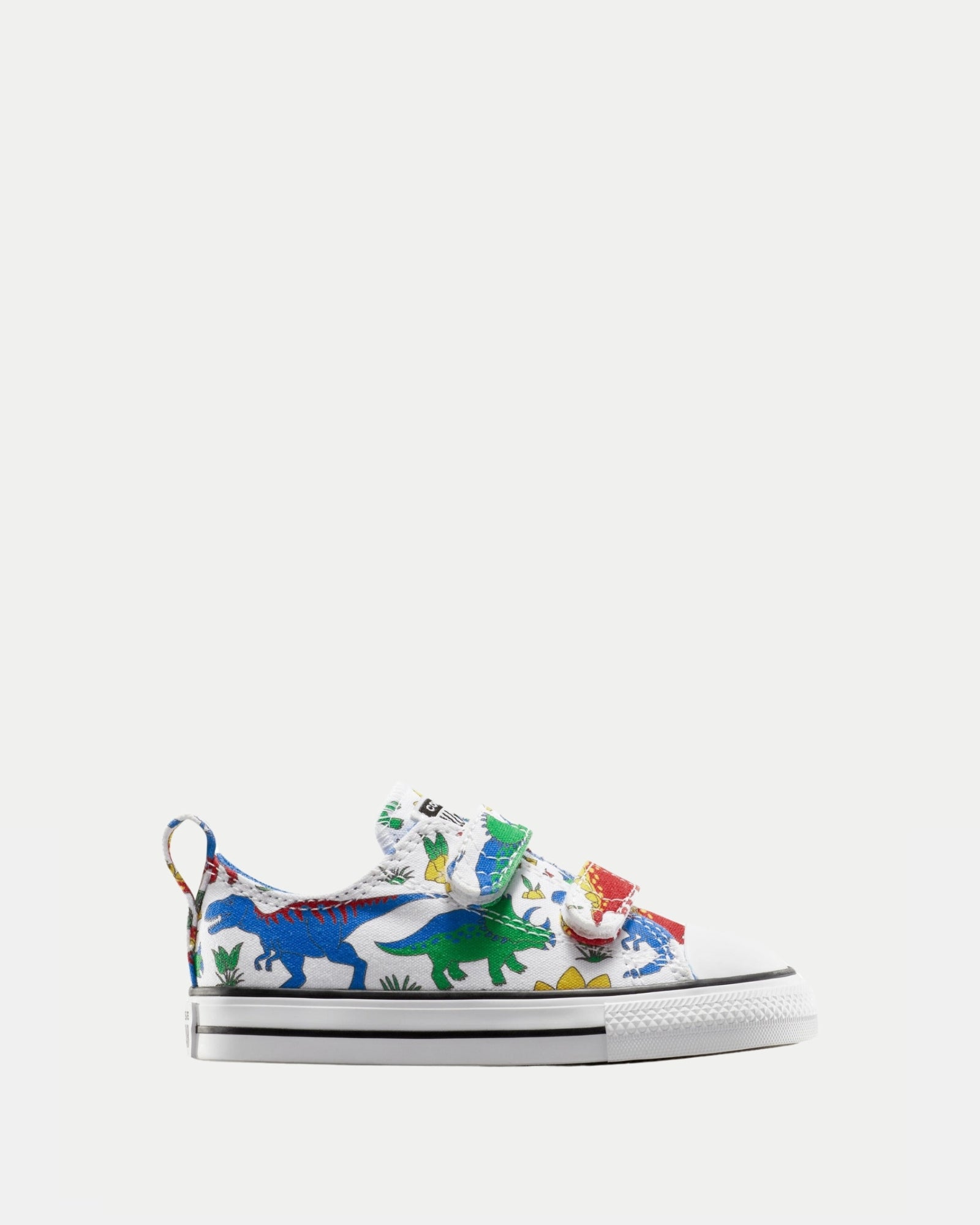 CT AS 2V OX Dinocons Inf B Sneakers in White, Totally Blue & Enamel Red | Stylish & Comfortable for Running, Walking & Casual Wear