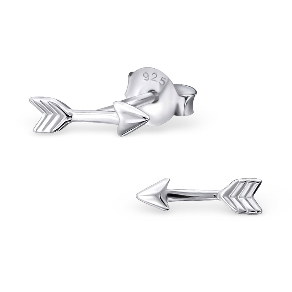 925 Sterling Silver Arrow Stud Earrings for Women - Dainty Rose Gold Plated Jewelry - Perfect for Everyday Wear, Gifts & Special Occasions