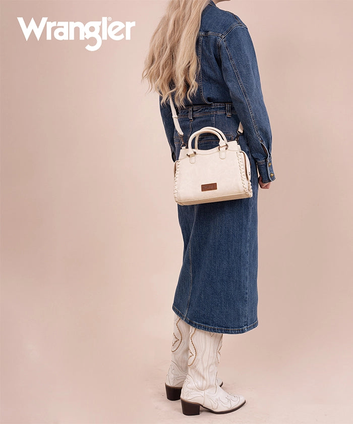 Wrangler Braided Tote Bag for Women - Stylish & Durable Woven Handbag - Perfect for Shopping, Beach, Work & Travel Accessories