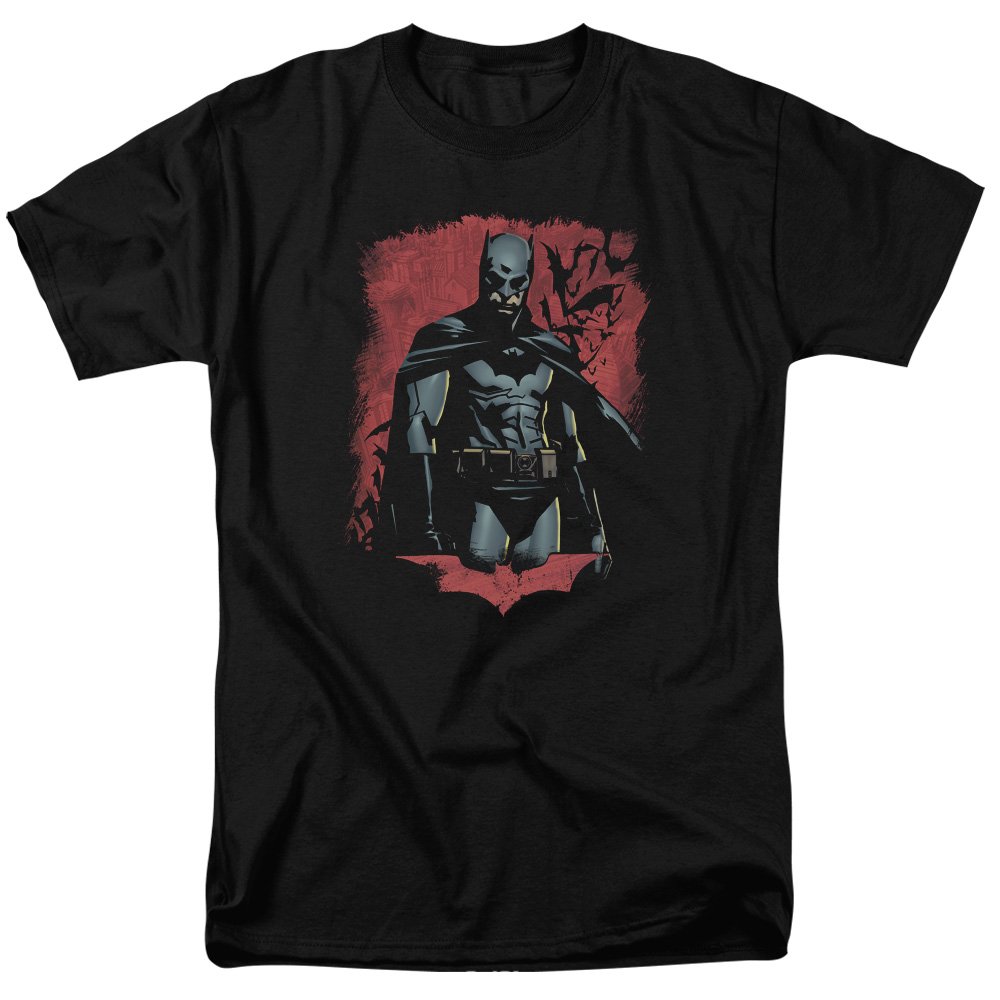 Batman Begins Dead Town Graphic T-Shirt - Unisex Adult Tee for Men & Women | Casual Wear, Cosplay, Superhero Fan Gift