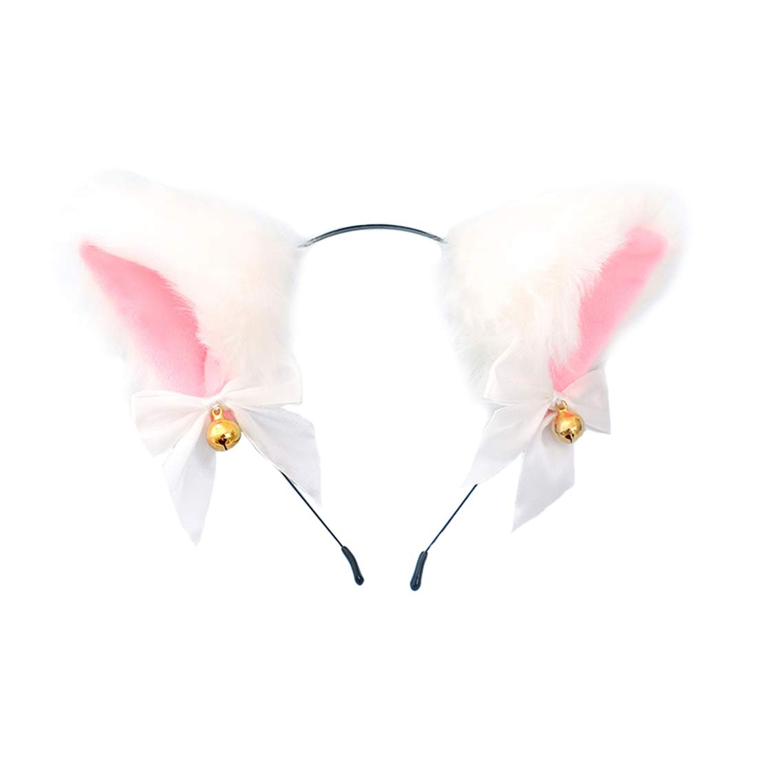 Fxaelian Animal Fox Cat Dog Ears Headband - Cute Furry Cosplay Costume Accessories for Halloween, Party, Anime Conventions & Dress Up Play