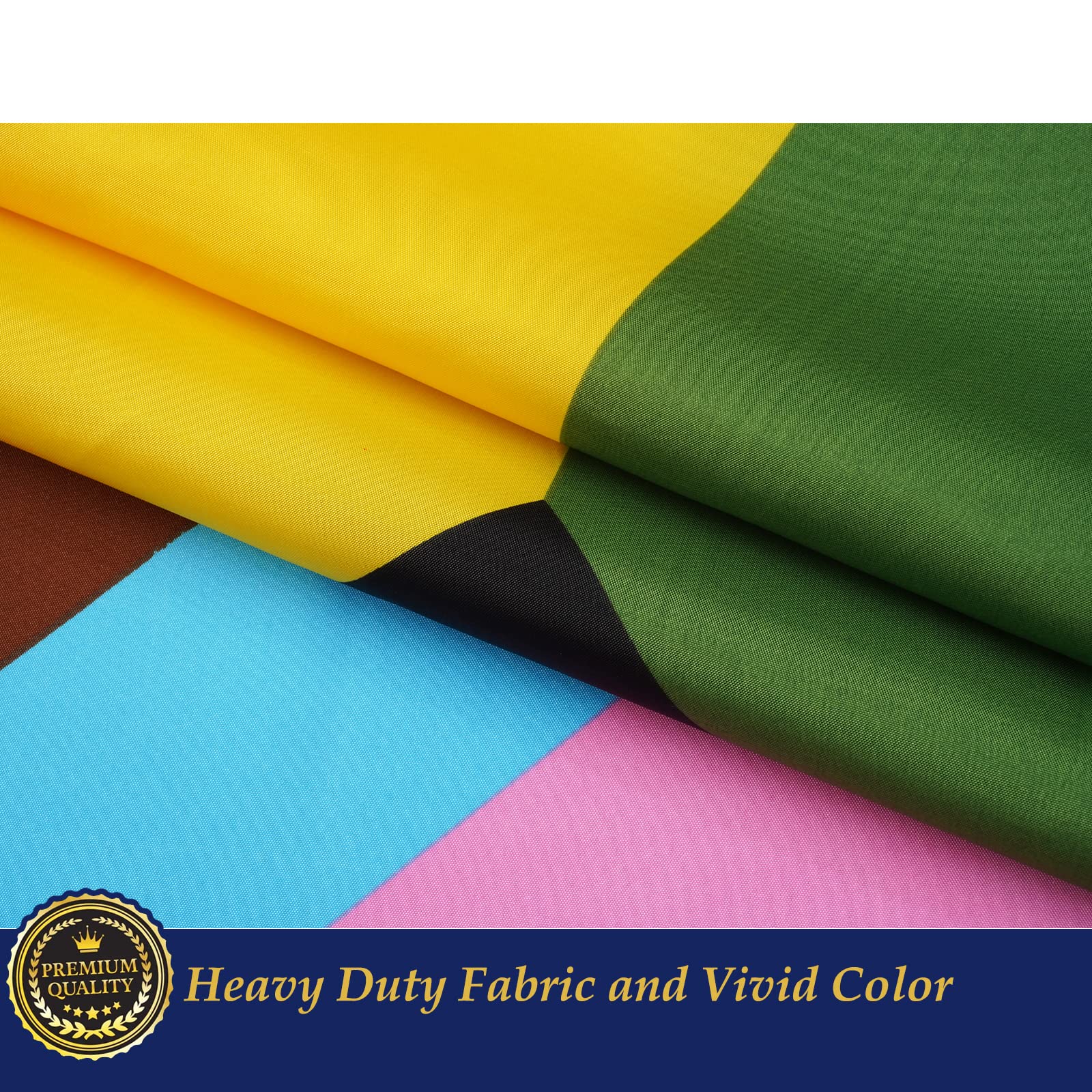 TOPFLAGS Pride Flag - 10x15 Large Outdoor Rainbow Banner for LGBTQ+ Gay Bisexual - Fade-Resistant Progress Pride Flag - Perfect for Parades, Home Decoration & Pride Month Celebrations