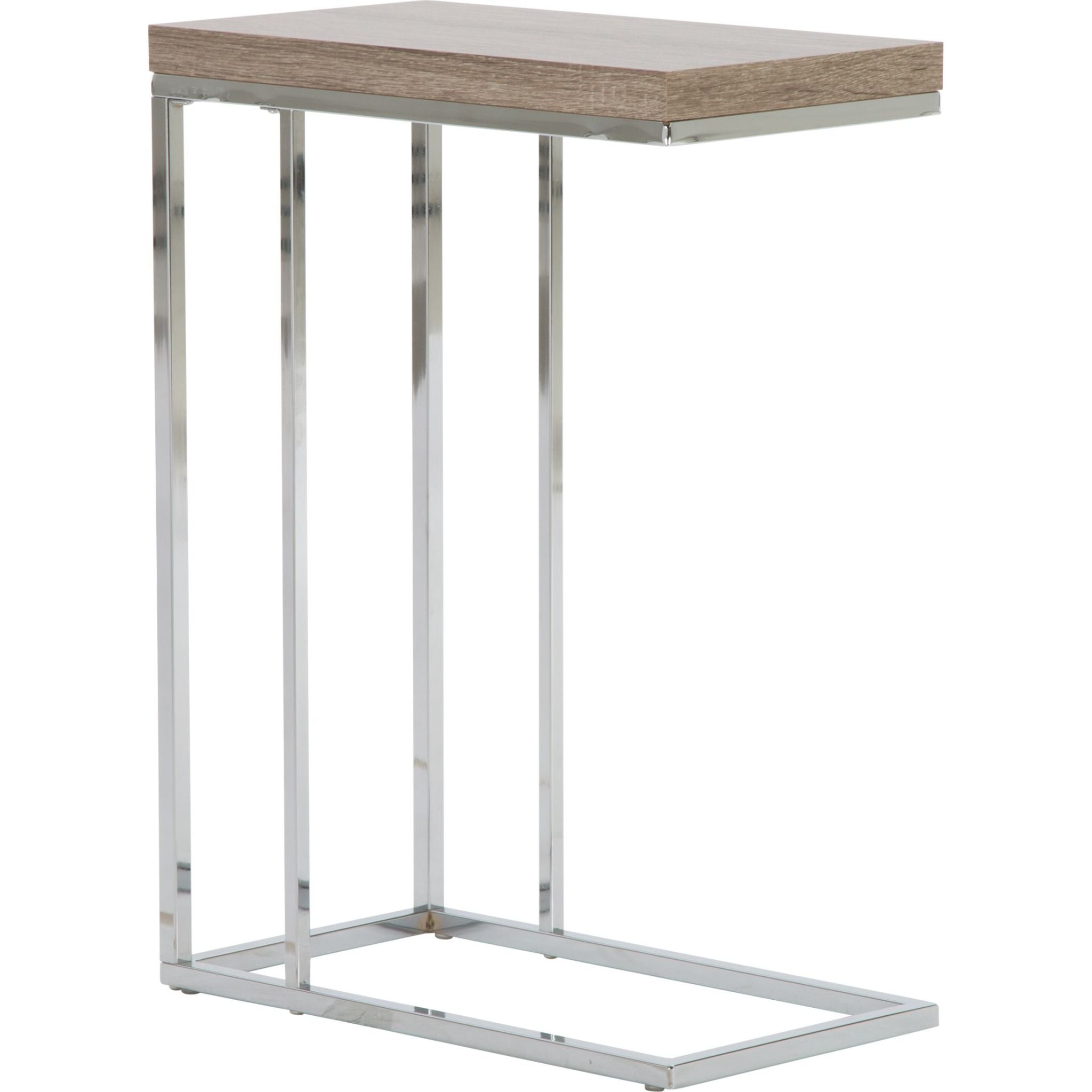 Stylish Aly Accent Table in Dark Taupe - Perfect for Living Room, Bedroom or Entryway Decor