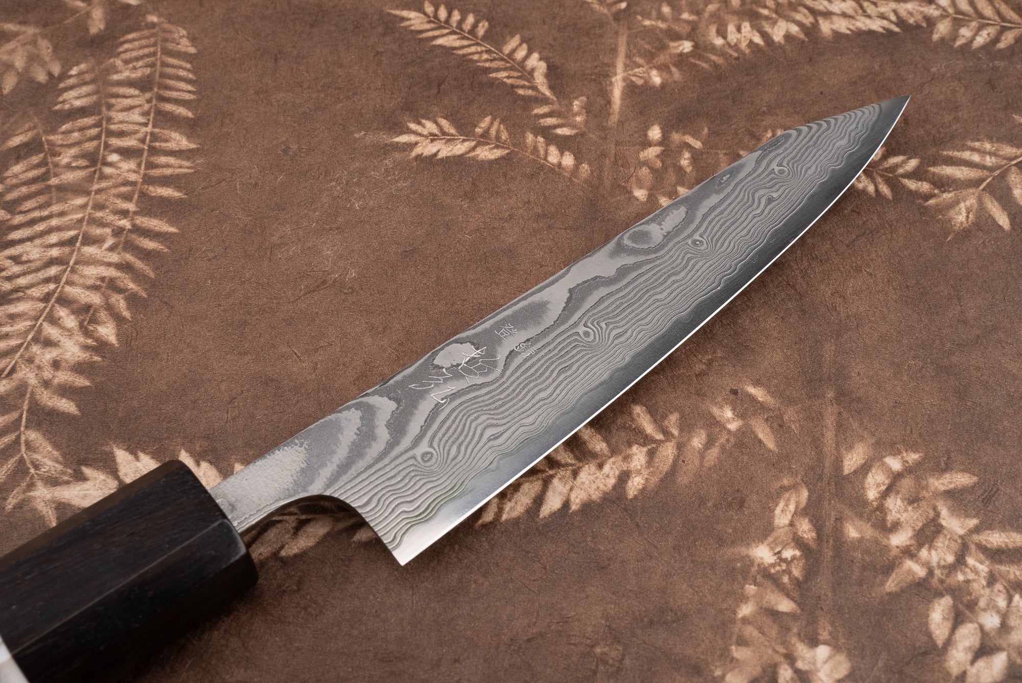 Premium Tetsuhiro SG2 Damascus Kanko Kiritsuke Petty Knife 150mm - Japanese Chef Knife for Precision Slicing, Dicing & Garnishing - Perfect for Home Cooks & Professional Chefs