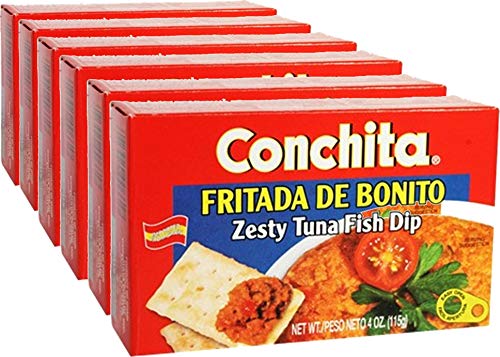 Premium Spanish Tuna in Tomato Sauce - Conchita Fritada de Atun 4 oz (6 Pack) | Canned Tuna for Salads, Sandwiches & Tapas | Authentic Spanish Seafood Delicacy