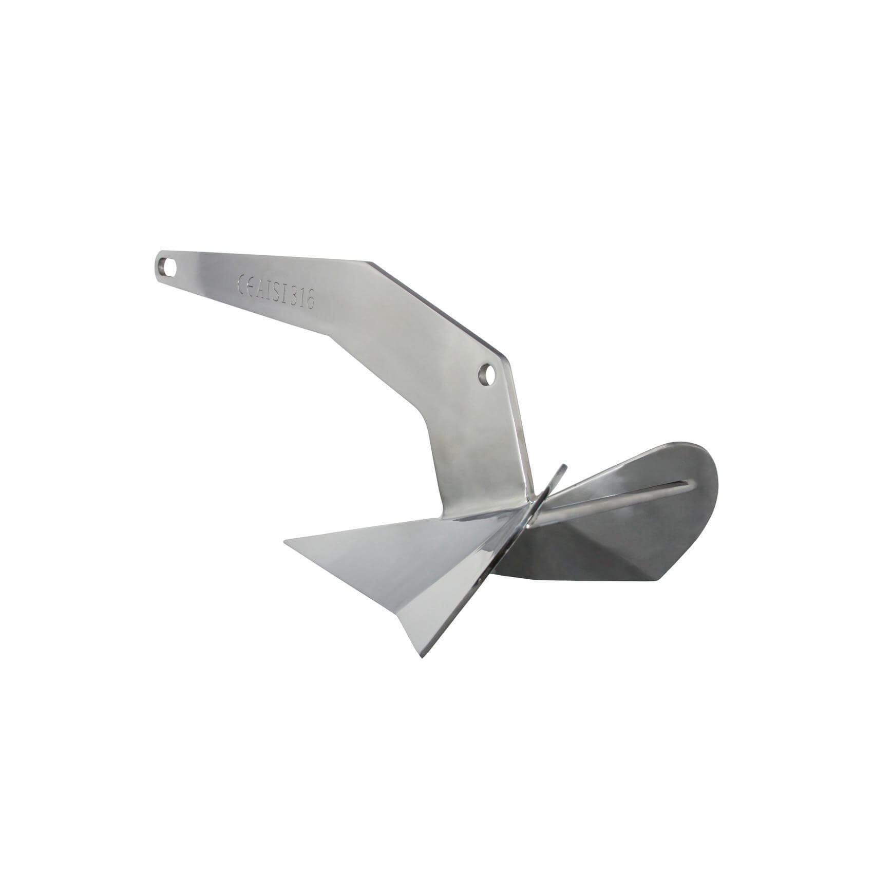Premium Stainless Steel Delta Wing Boat Anchor - Heavy Duty Marine Anchor for Fishing Boats, Yachts & Sailboats - Perfect for Saltwater & Freshwater Use