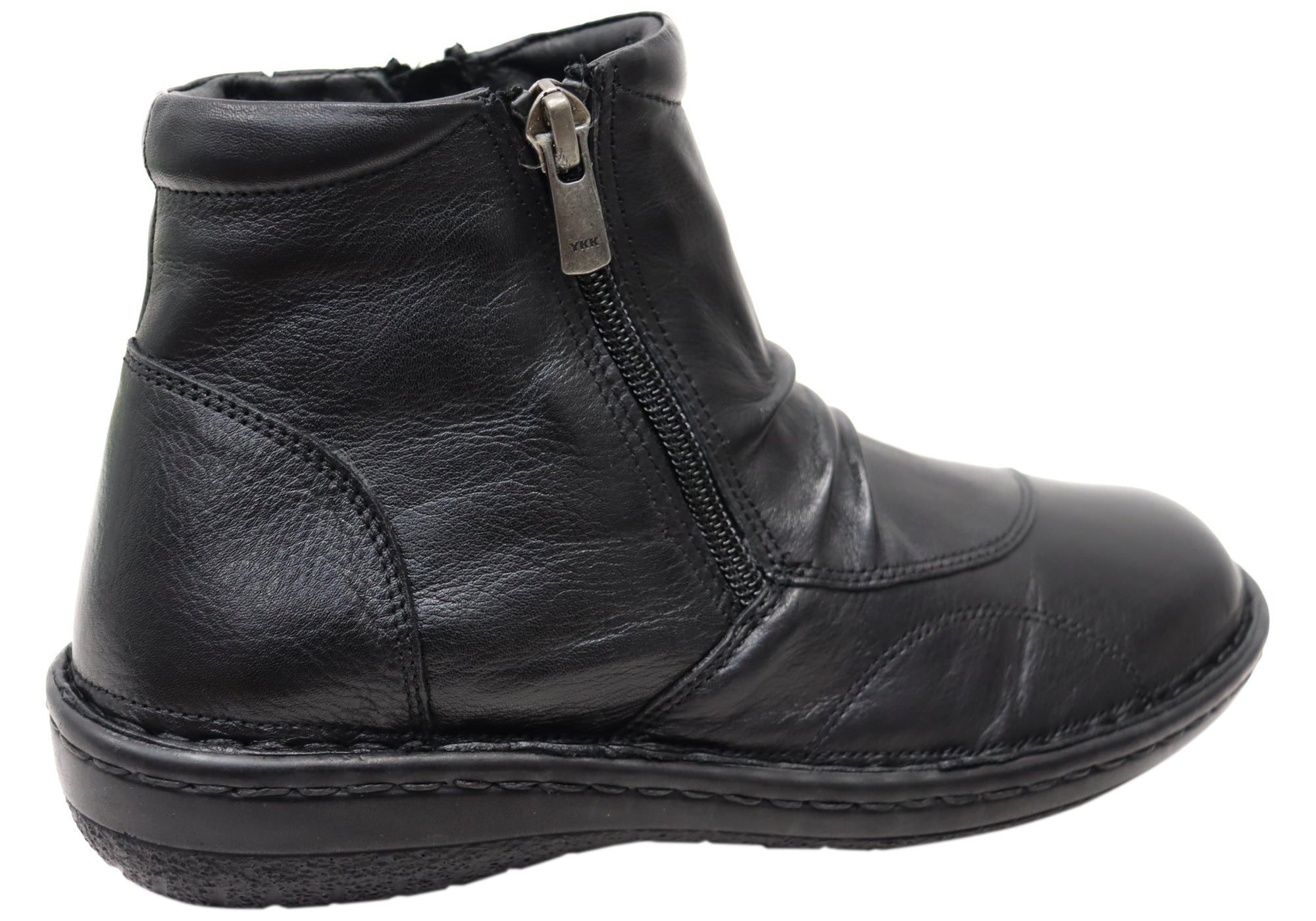 Orizonte Talun Women's European Comfortable Leather Ankle Boots - Stylish & Soft for Walking, Work & Casual Outfits