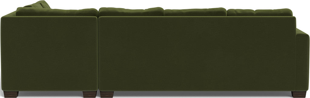 Track 121 Right Chaise Sleeper Sectional Sofa - Modern L-Shaped Convertible Couch with Pull-Out Bed for Living Room, Guest Room & Small Spaces