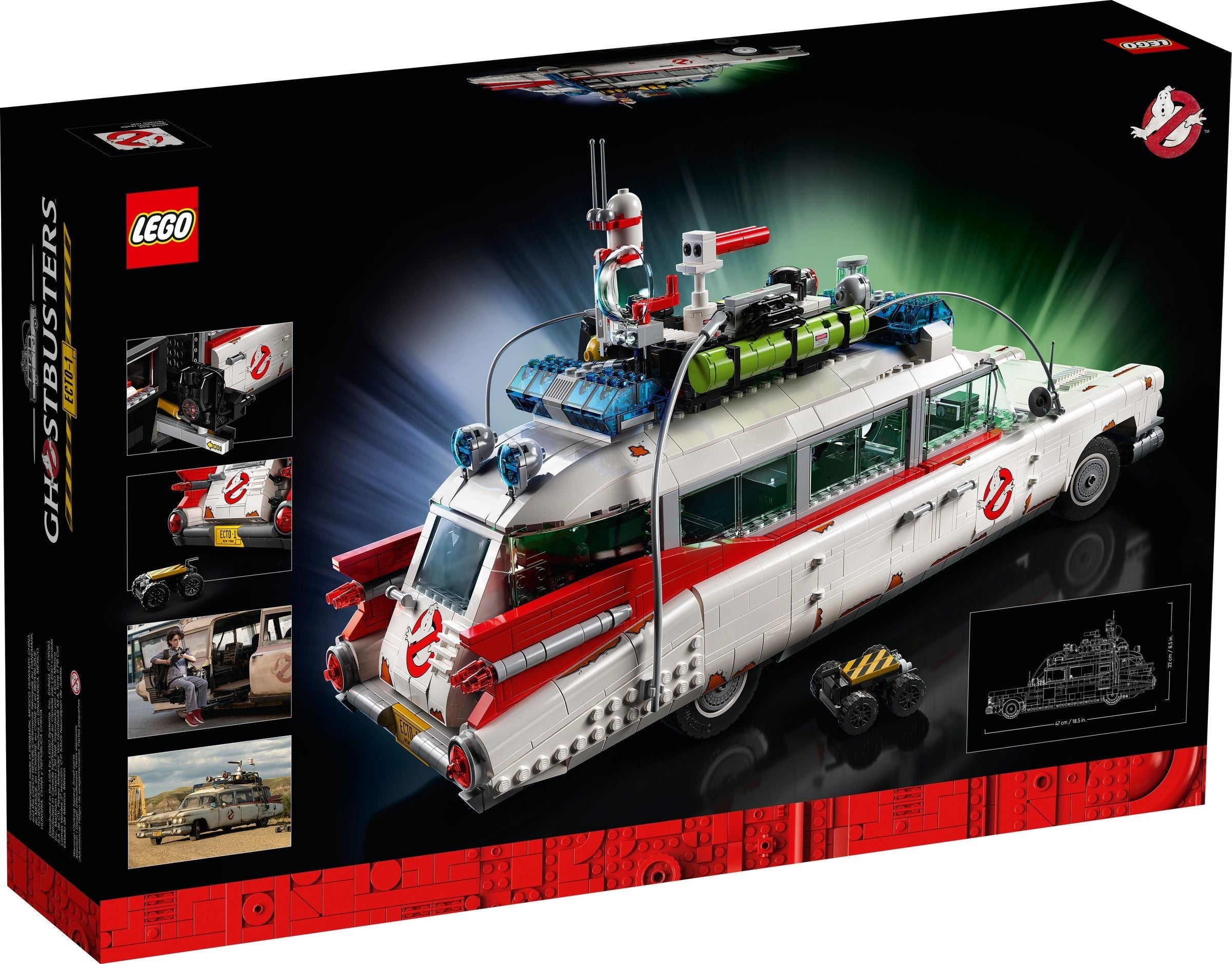 LEGO 10274 ECTO-1 Ghostbusters Car Model Building Kit - Collectible Toy for Adults & Kids - Perfect for Movie Fans & Display Decor