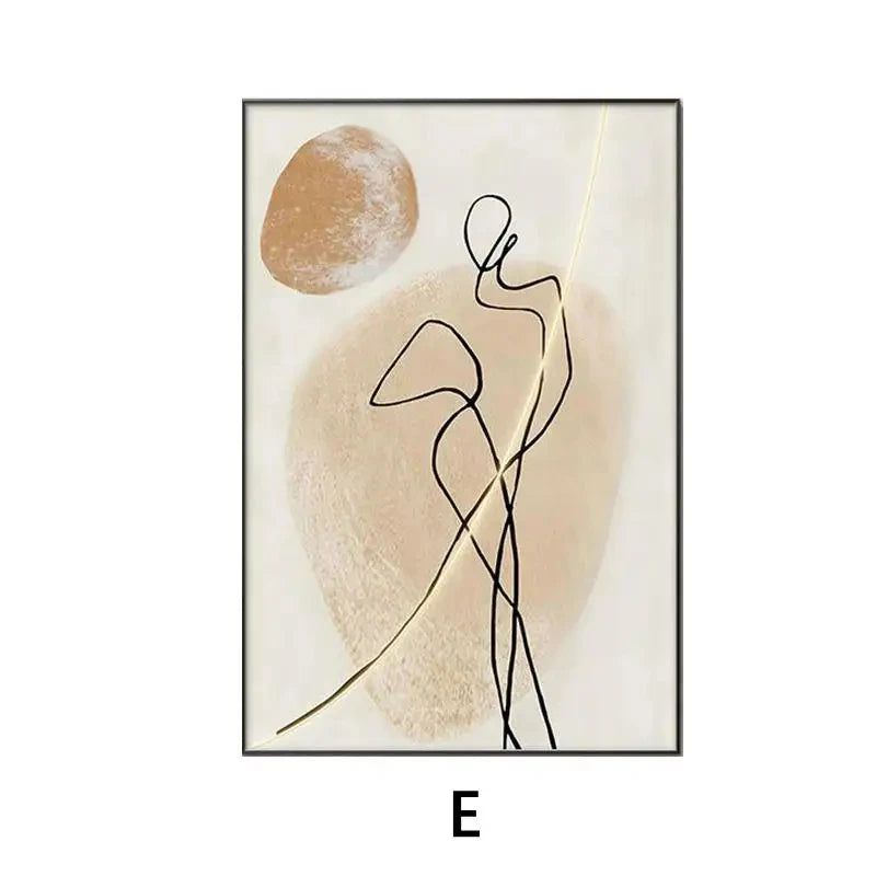 Matisse Abstract Art LED Wall Light - Modern Dimmable Lighting for Living Room, Bedroom & Office Decor