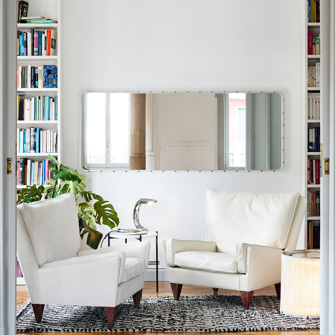 Rectangular Wall Mirror - Modern Decorative Mirror for Home, Bathroom, Bedroom & Living Room - Perfect for Vanity, Makeup & Home Decor