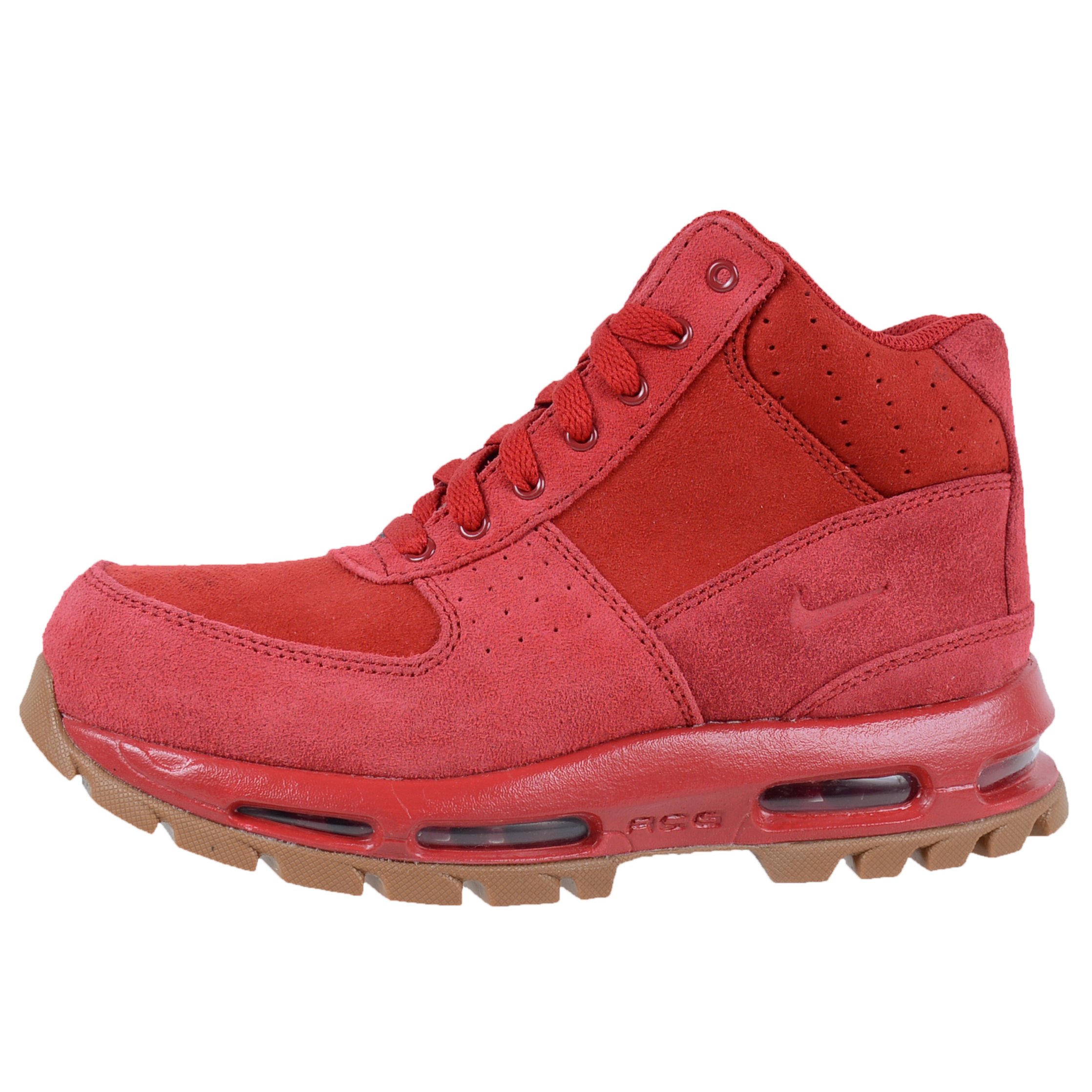 Nike Air Max Goadome Sneakers - Gym Red/Gum Medium Brown - Kids' Size 4 - Running & Basketball Shoes for Boys & Girls - Perfect for School, Sports & Casual Wear