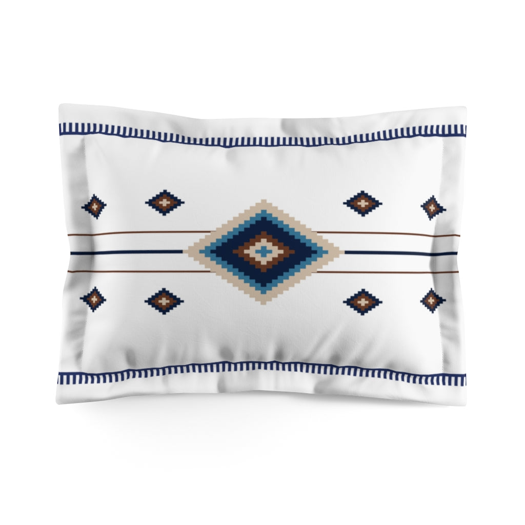 Storm Clouds Microfiber Pillow Sham - Southwestern Style Bedding Set for Queen/King Size Beds | Soft & Breathable Bedroom Decor for Western, Boho or Farmhouse Style Homes