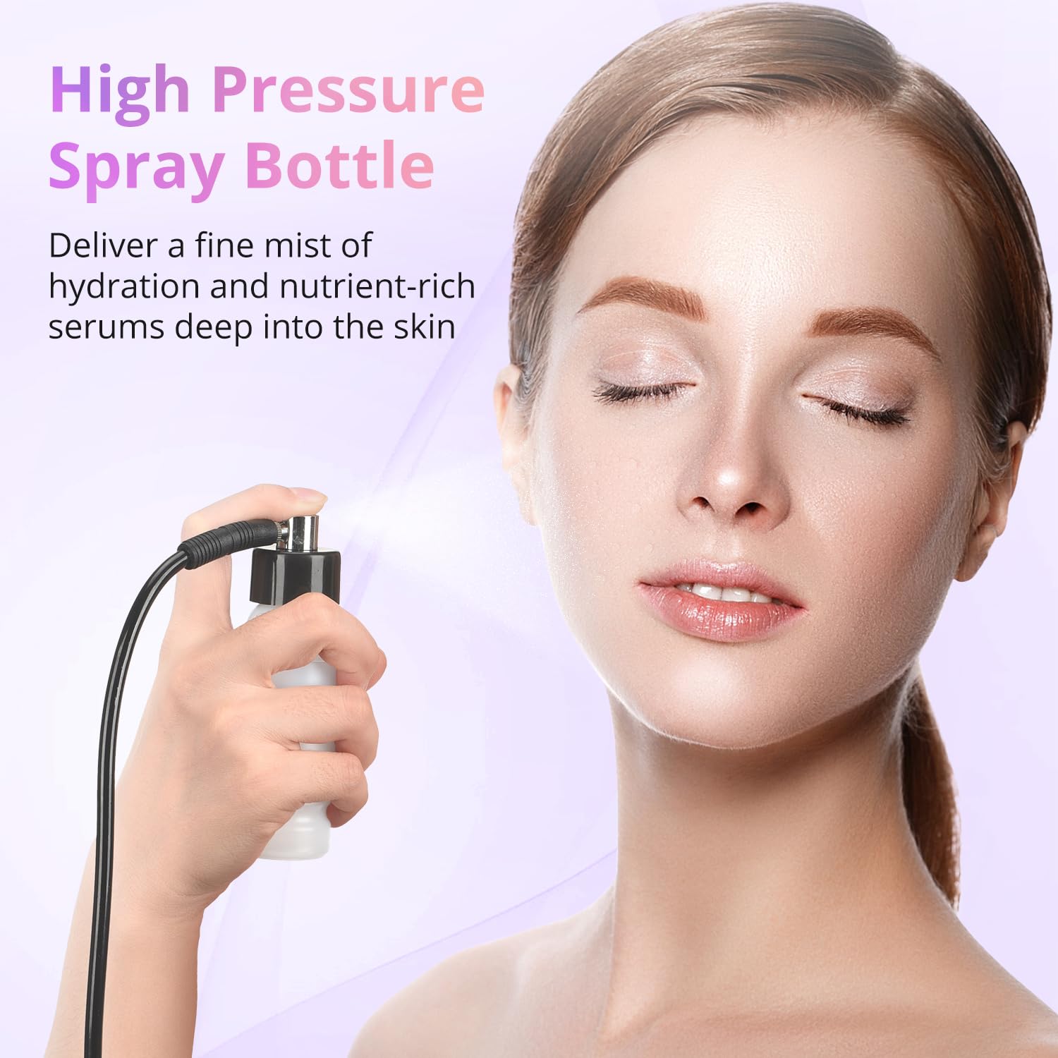 Diamond Microdermabrasion Machine - 3-in-1 Skin Exfoliator for Home & Salon Use