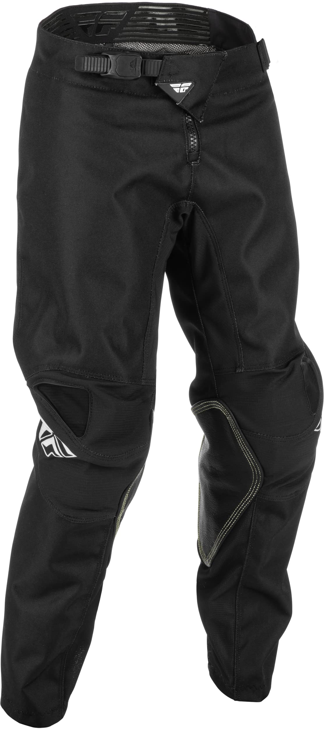 Fly Racing 2022 Youth Kinetic Rebel Pants - Black/White Size 22 | Dirt Bike Motocross Off-Road Riding Gear for Kids & Teens | Perfect for MX Racing, Trail Adventures & Outdoor Sports