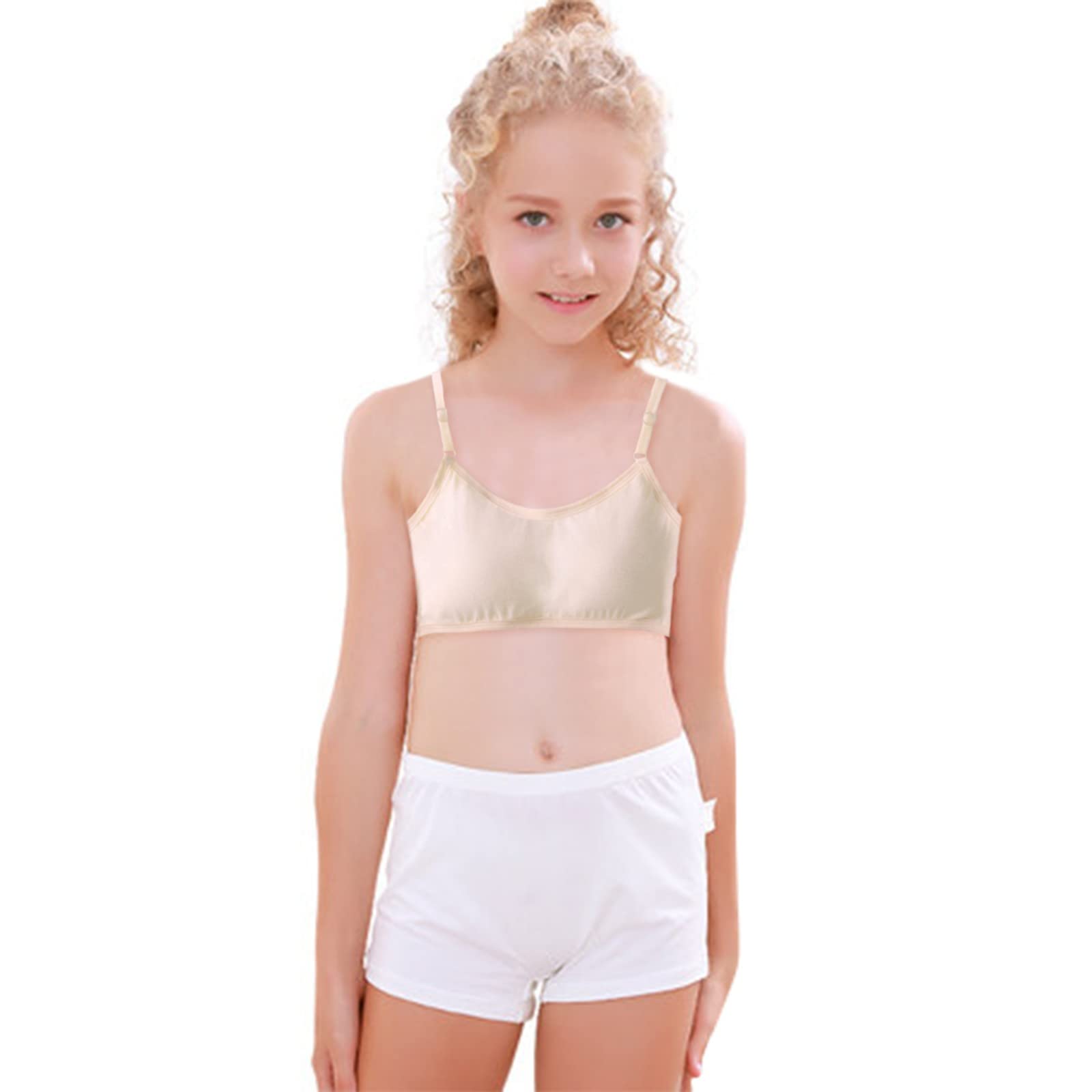 Wireless Adjustable Big Bra Cami Cropped Training Light Sports Bras for Women & Girls - Perfect for Yoga, Gym, Running & Everyday Comfort