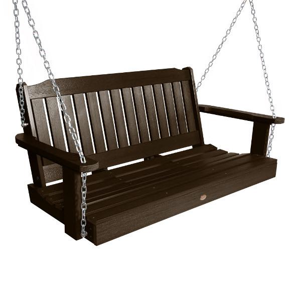 Lehigh 4ft Swing and Coffee Table - Versatile Indoor/Outdoor Furniture for Patio, Living Room, or Office Use