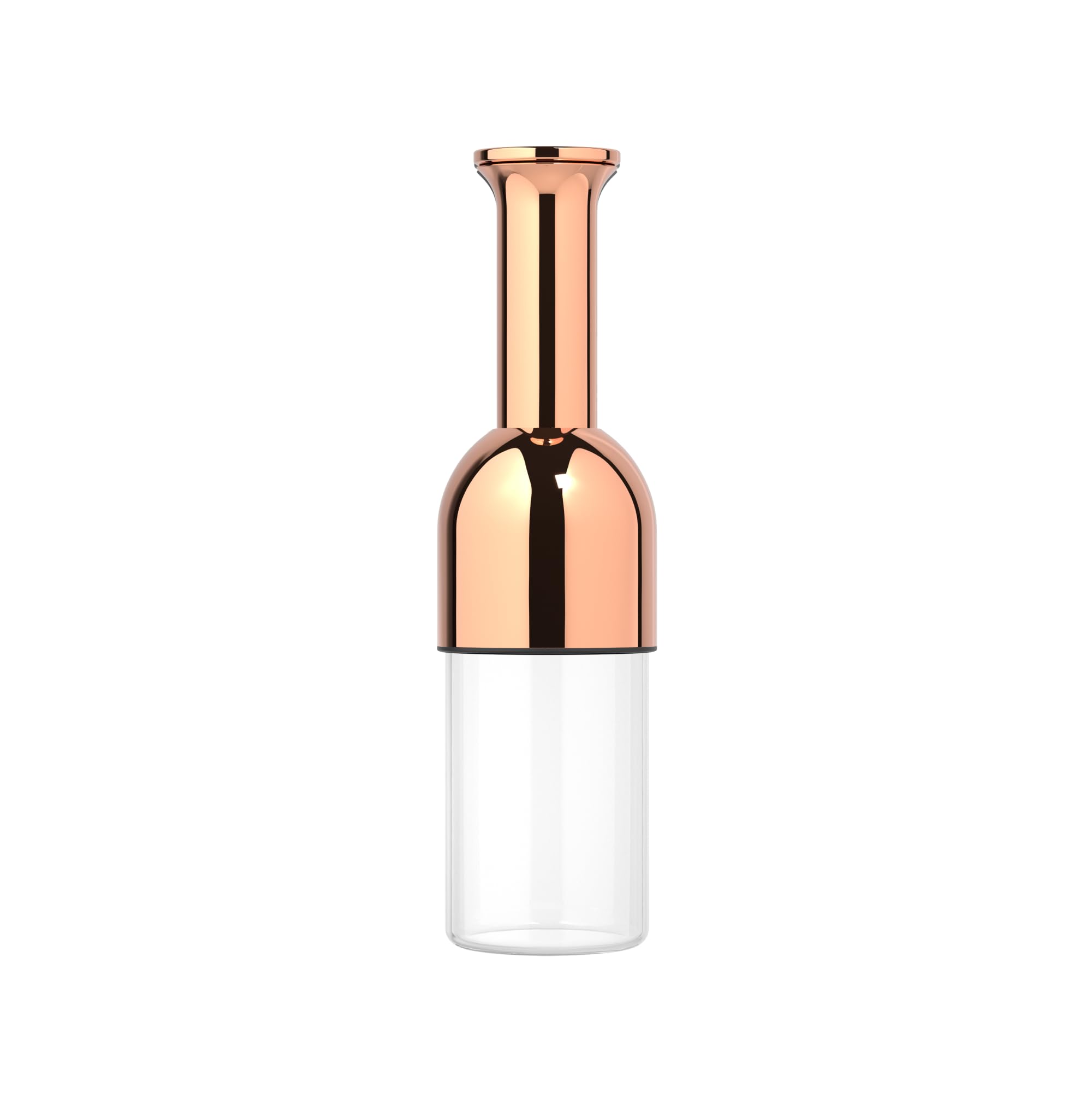Premium Copper Wine Decanter with Mirror Finish - Elegant Aerator for Red Wine, Whiskey & Spirits - Perfect for Dinner Parties, Gifts & Home Bar Accessories