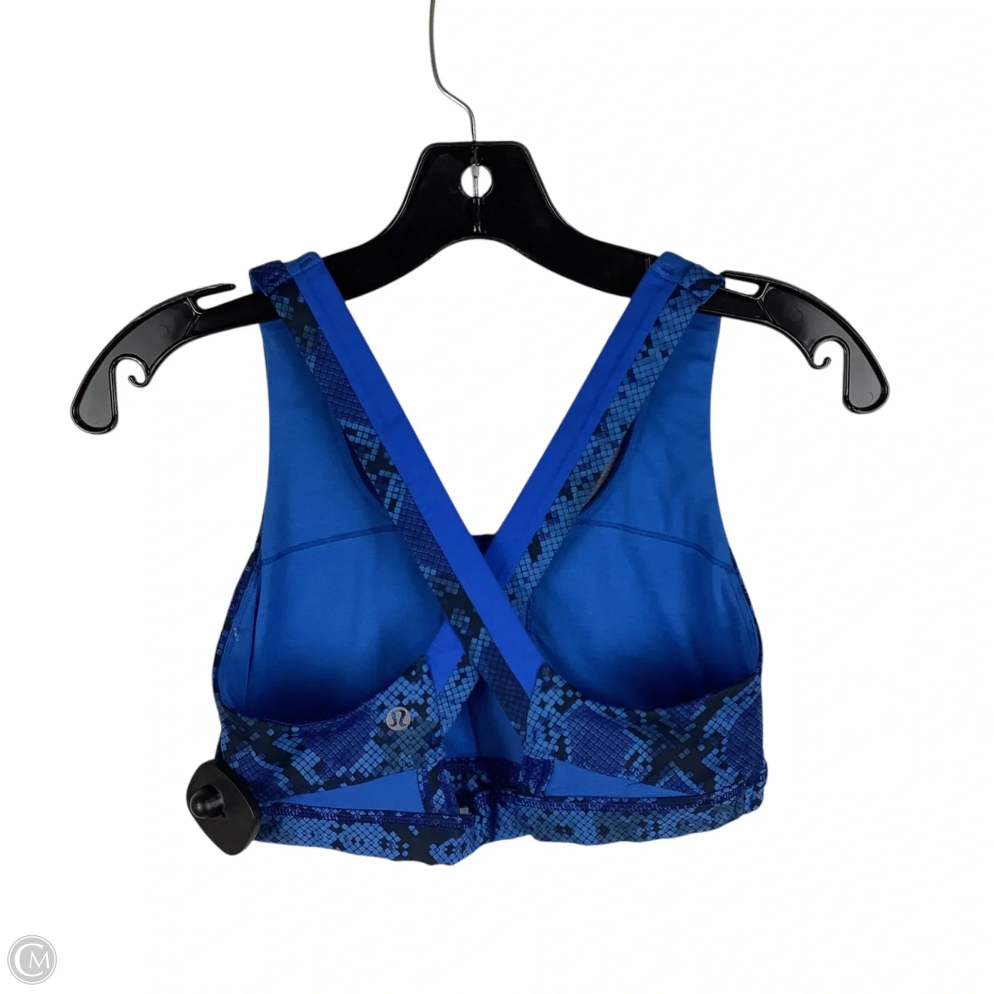 Lululemon Women's Athletic Sports Bra - Medium Support, Size 6, Blue - Perfect for Yoga, Running & Gym Workouts