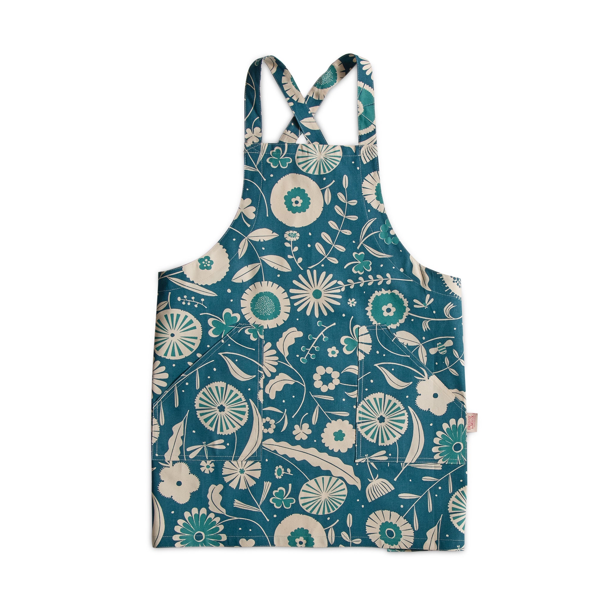 Premium Black Midnight Flourish Apron - Stylish & Durable Kitchen Apron for Cooking, Baking, Grilling & Home Decor