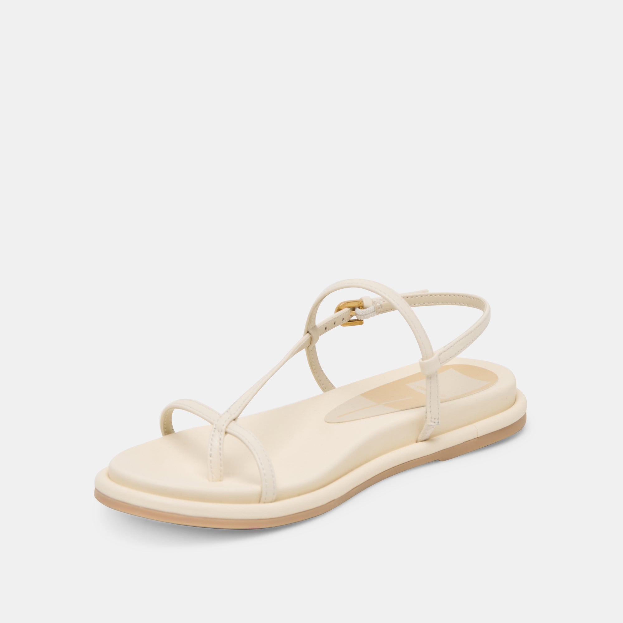Dallen Sandals Off White Leather - Comfortable Women's Casual Shoes for Summer, Beach, and Outdoor Walking