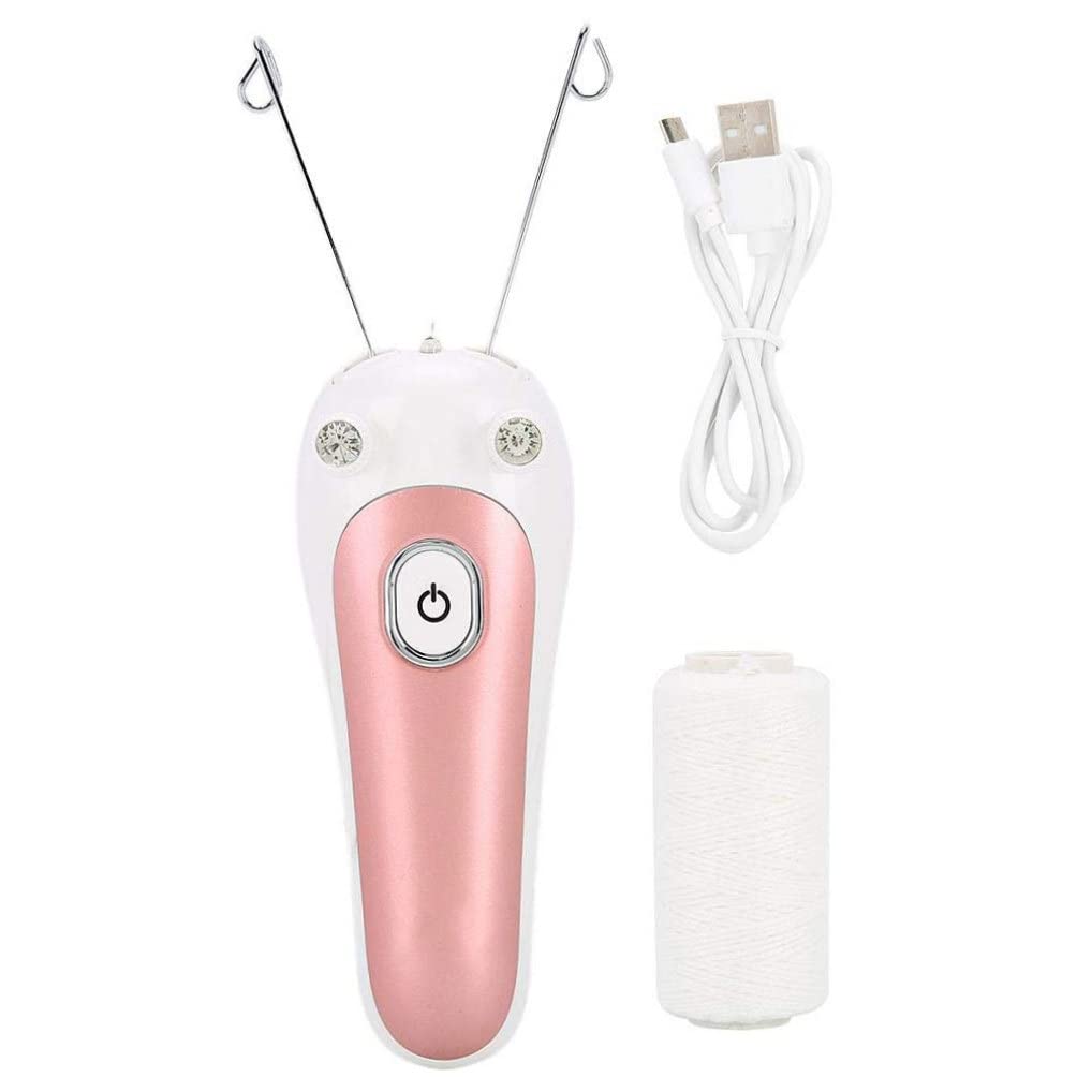 Electric Hair Remover for Face & Body - Rechargeable Epilator with Cotton Thread Technology | Painless Hair Removal for Women & Men | Perfect for Eyebrows, Upper Lip, Bikini Line & More