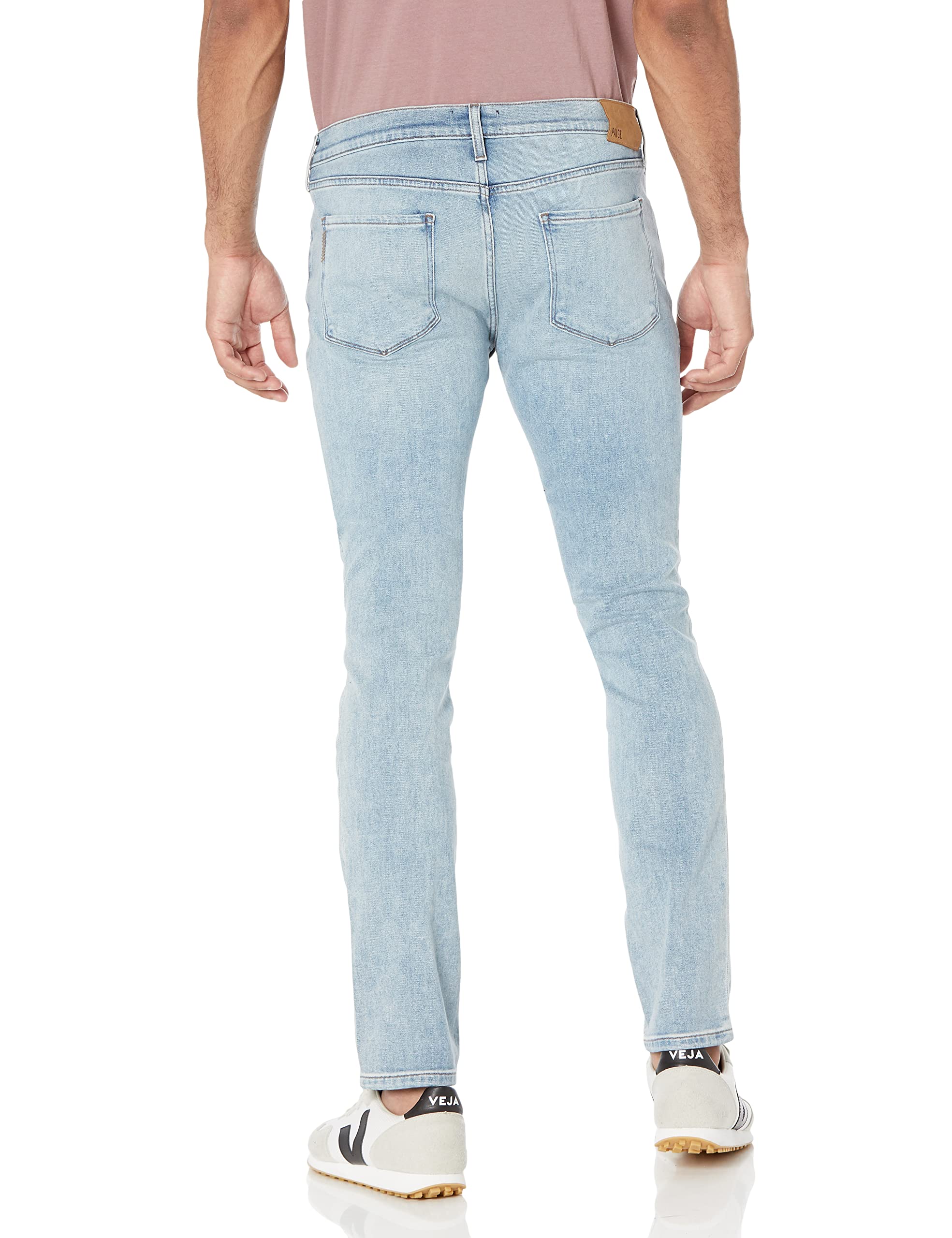PAIGE Men's Lennox Julius Jeans - Slim Fit Stretch Denim Pants for Casual & Business Wear | Comfortable & Stylish for Everyday Use, Office, and Night Out