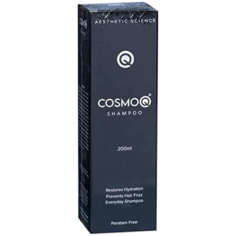SKINSAVIOR COSMOQ Moisturizing Shampoo 200ml - Hydrating Hair Care for Dry & Damaged Hair - Pack of 1 | Daily Use & Salon-Quality Results at Home